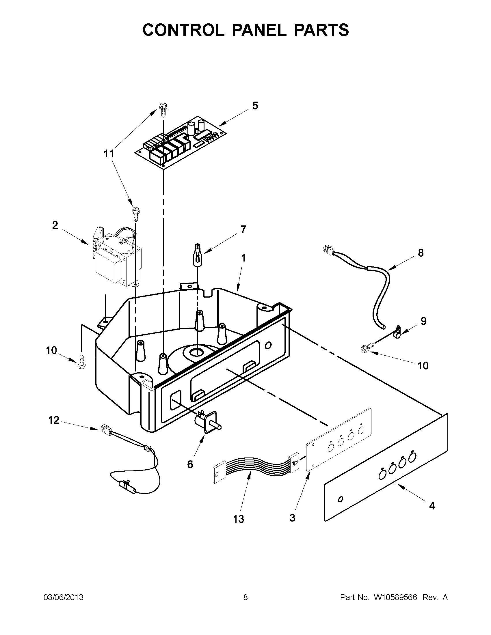 04 - CONTROL PANEL PARTS