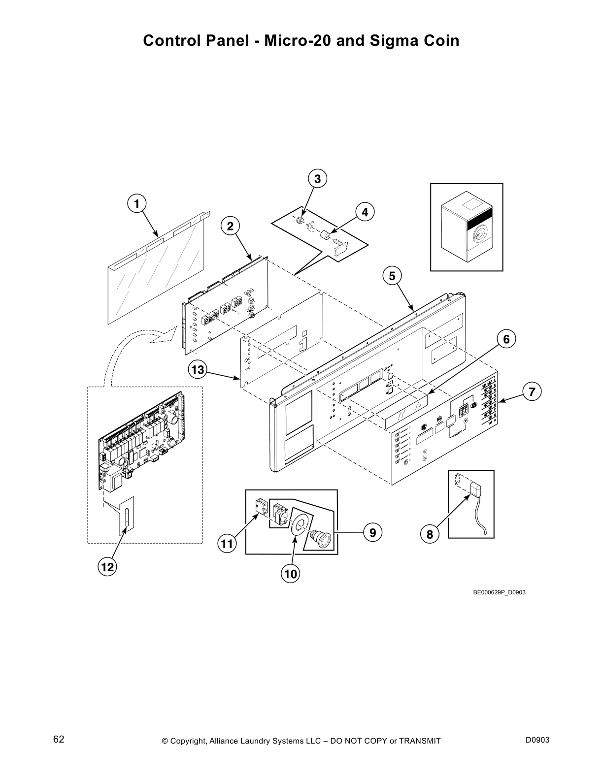 Control Panel - Micro-20 and Sigma Coin
