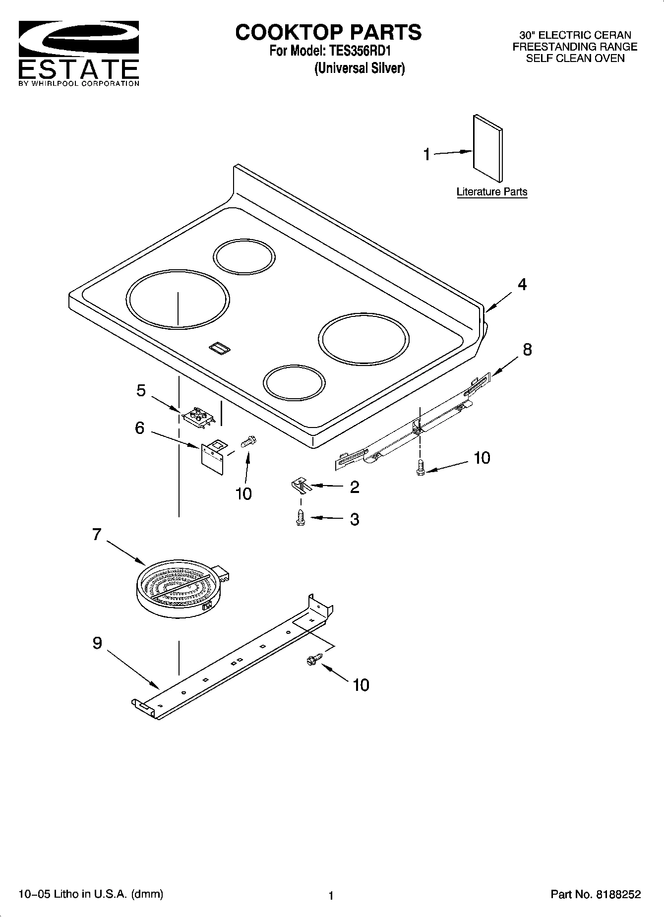 01 - COOKTOP PARTS