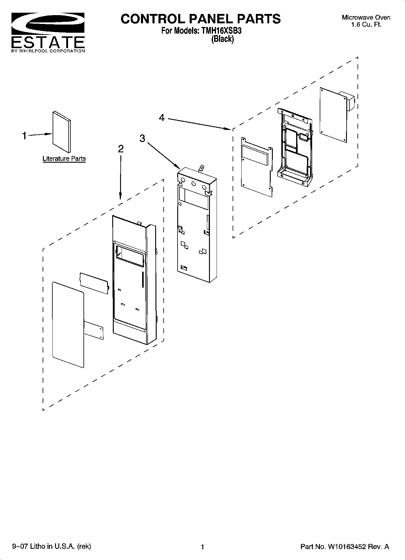 01 - CONTROL PANEL PARTS