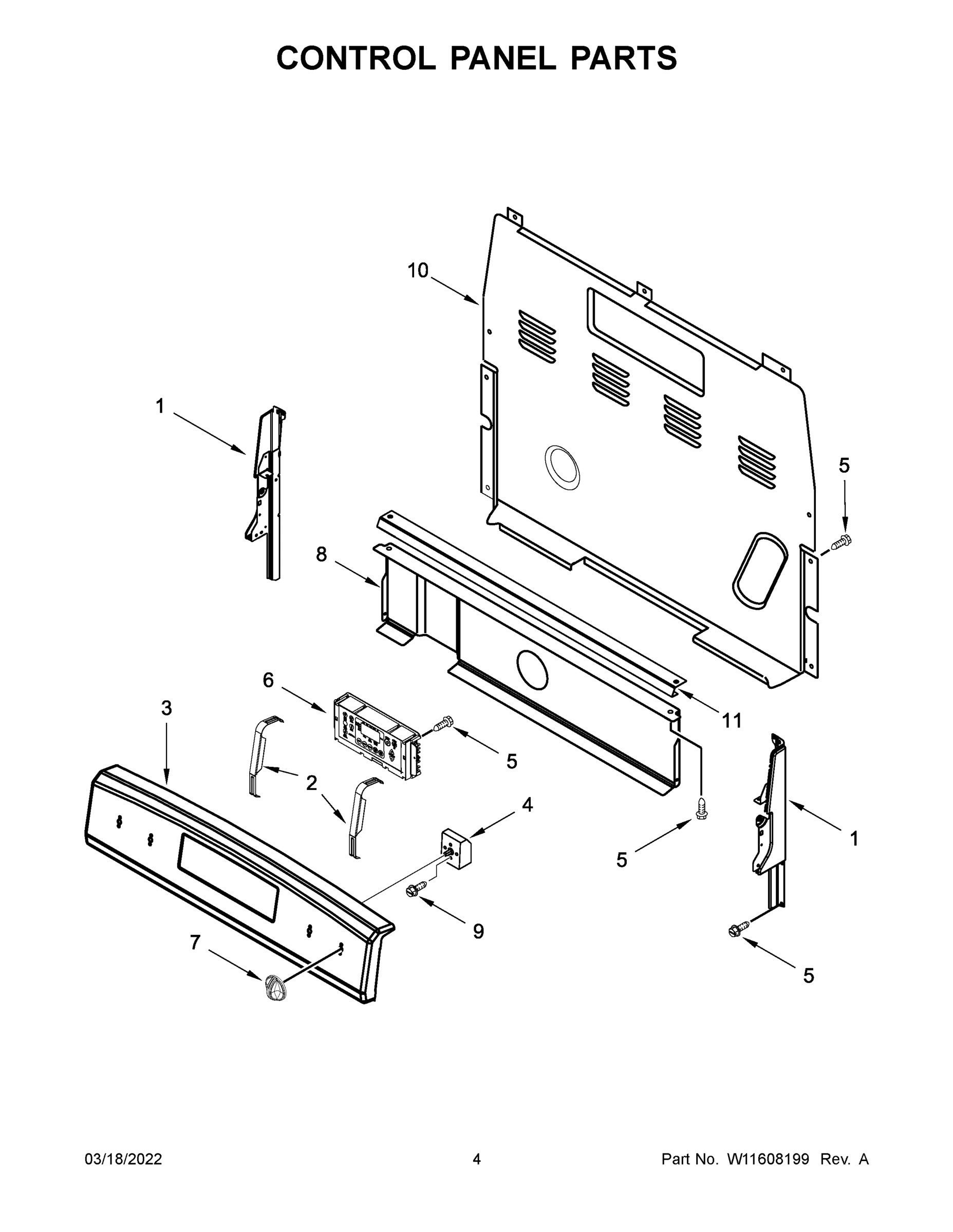 03 - CONTROL PANEL PARTS