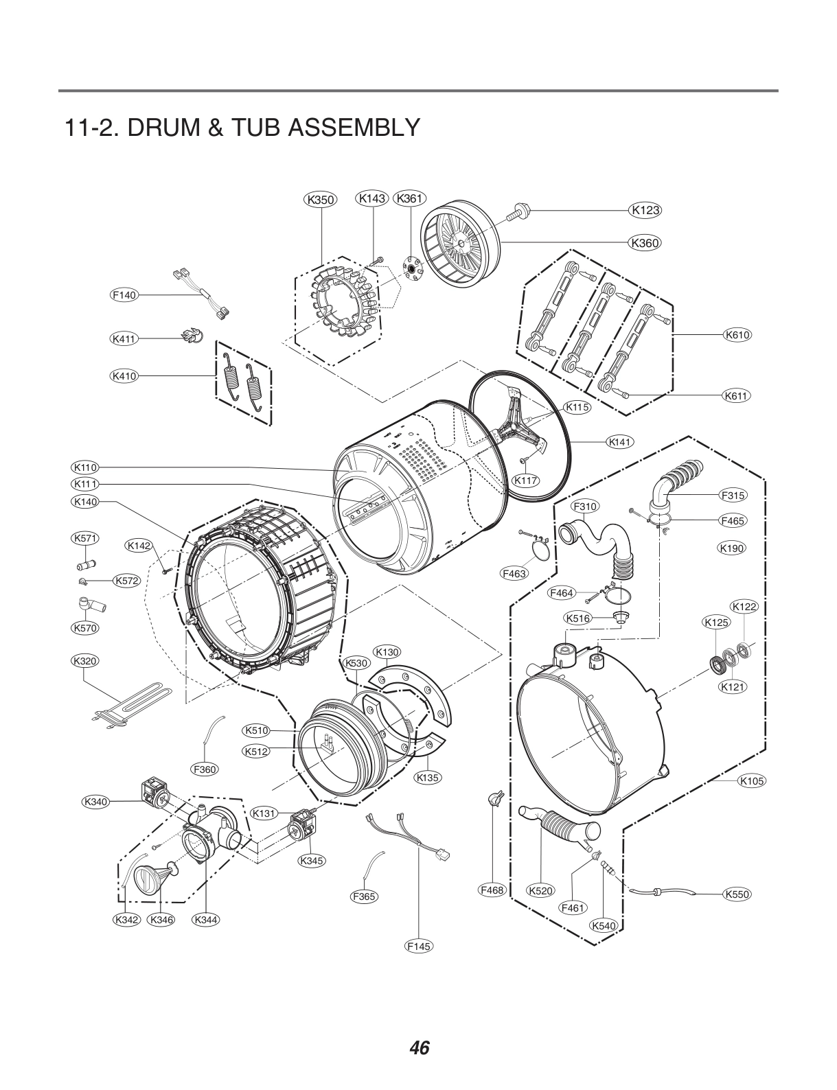 DRUM & TUB ASSEMBLY