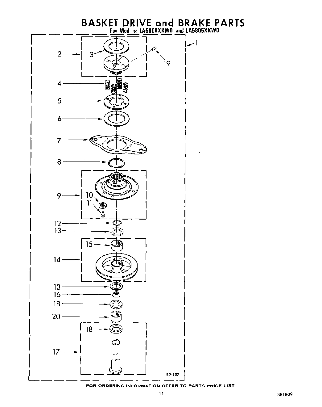 09 - BASKET DRIVE AND BRAKE