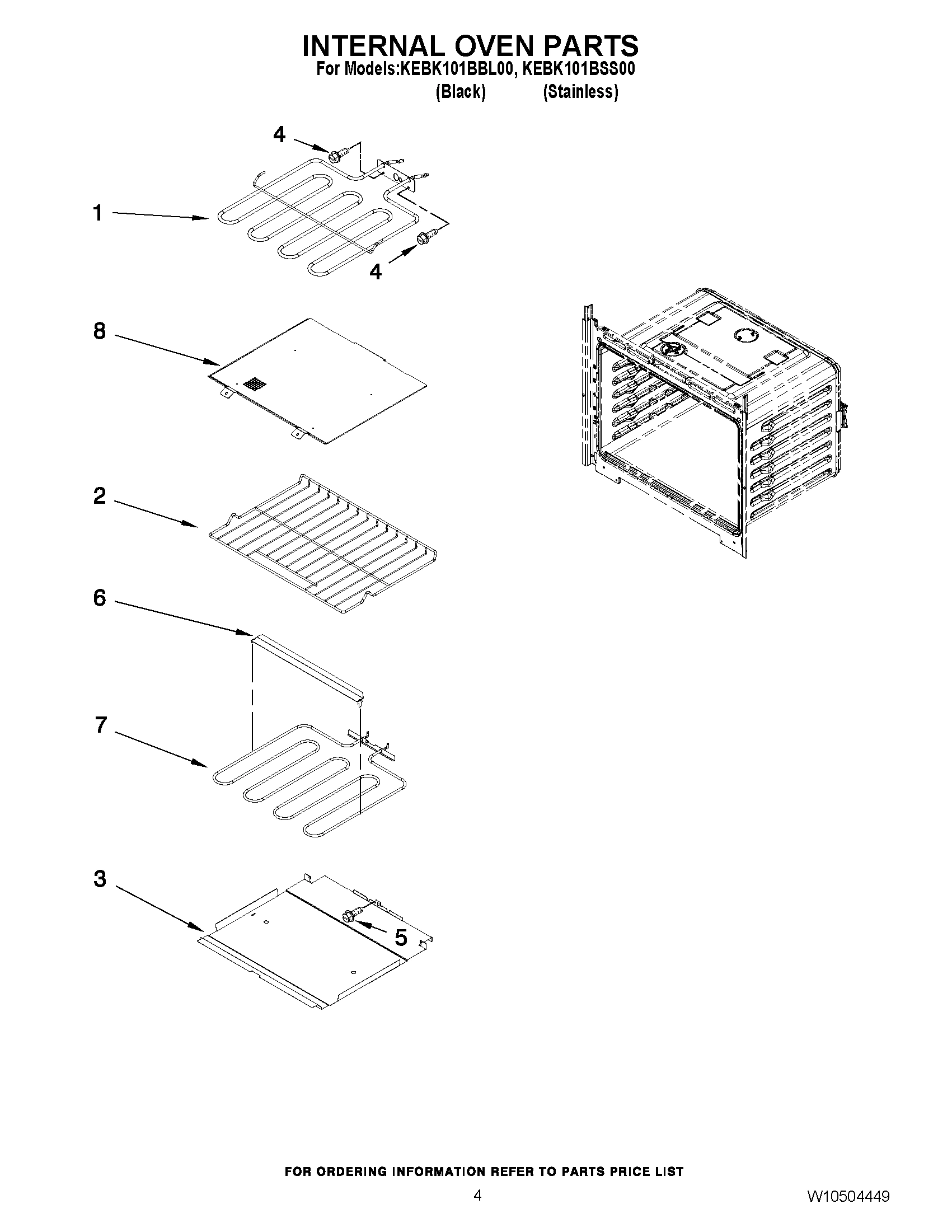 03 - INTERNAL OVEN PARTS