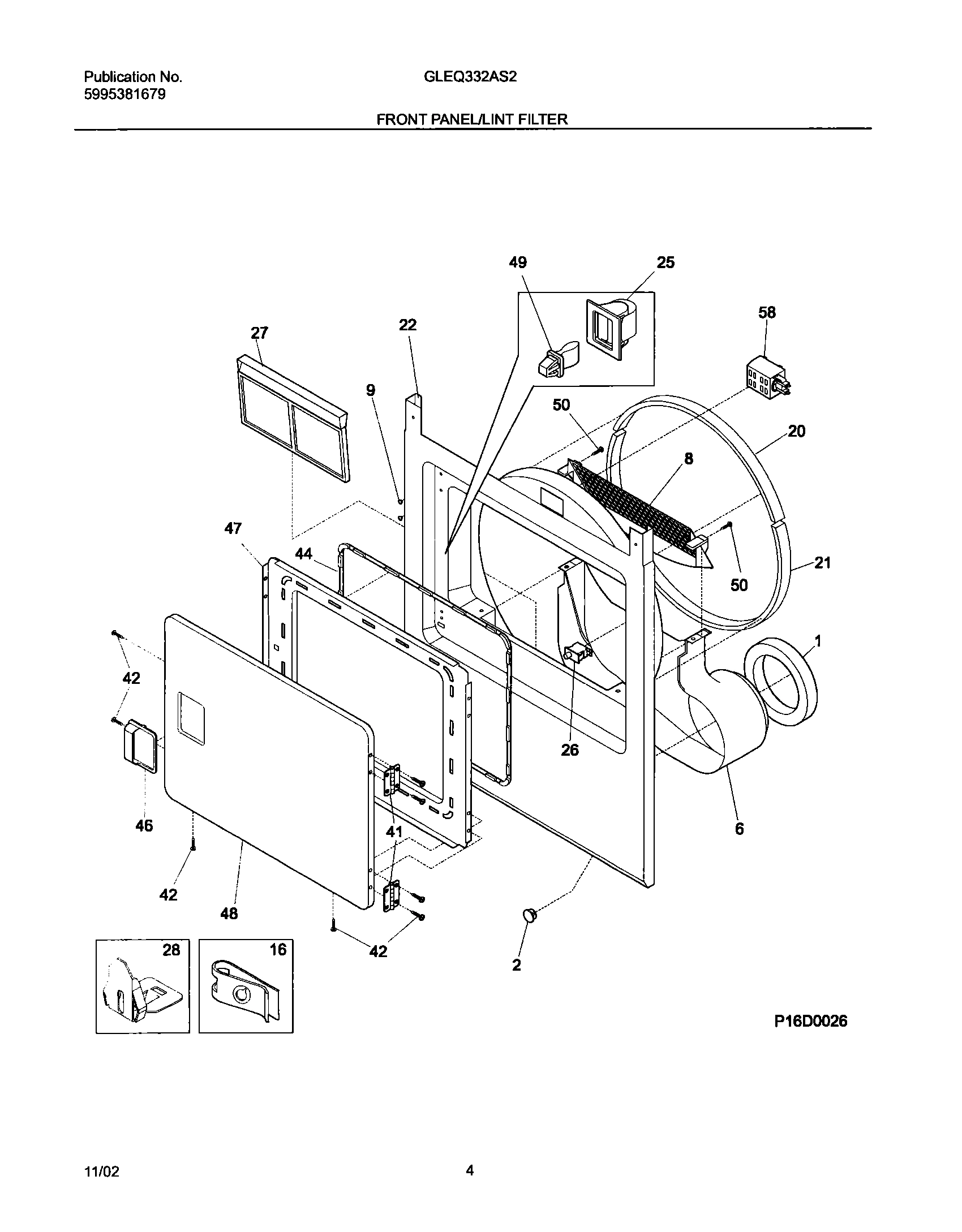 05 - FRONT PANEL/LINT FILTER