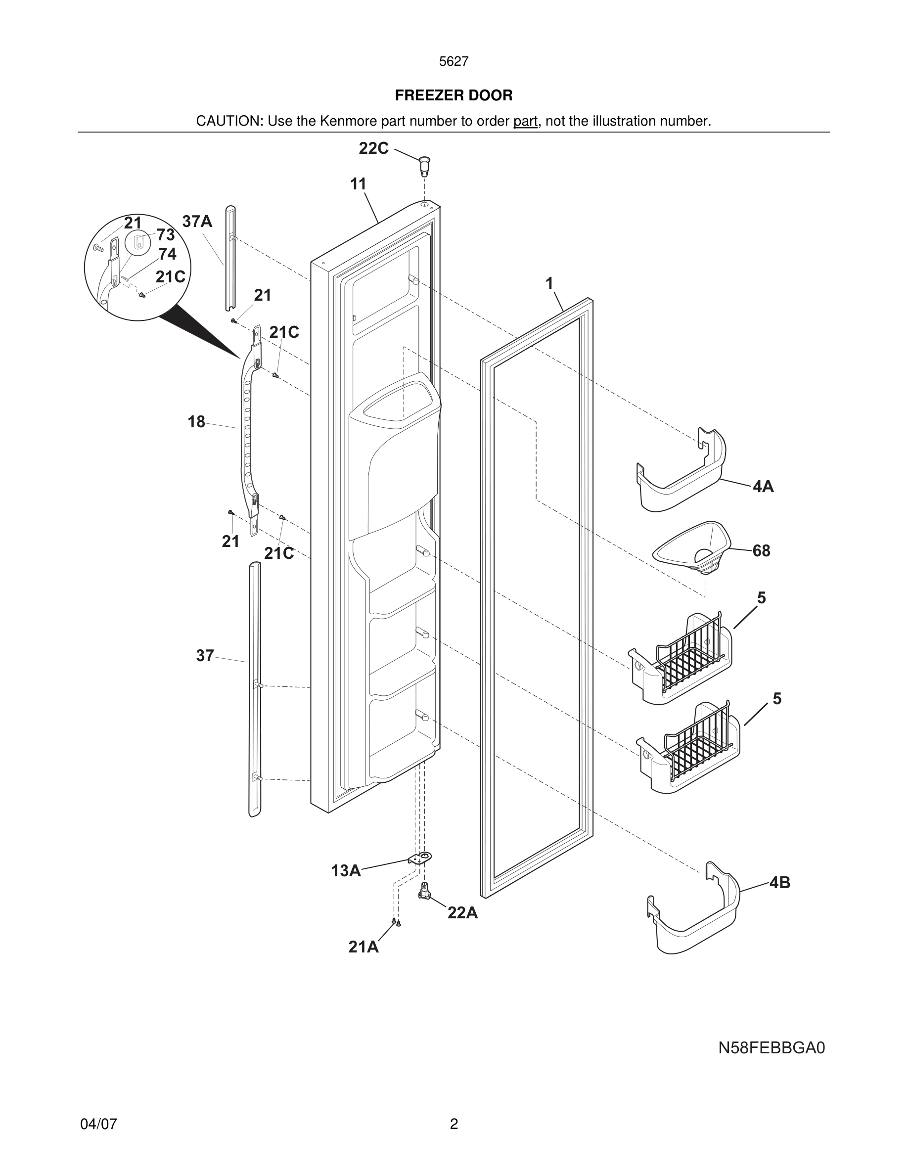 03 - FREEZER DOOR