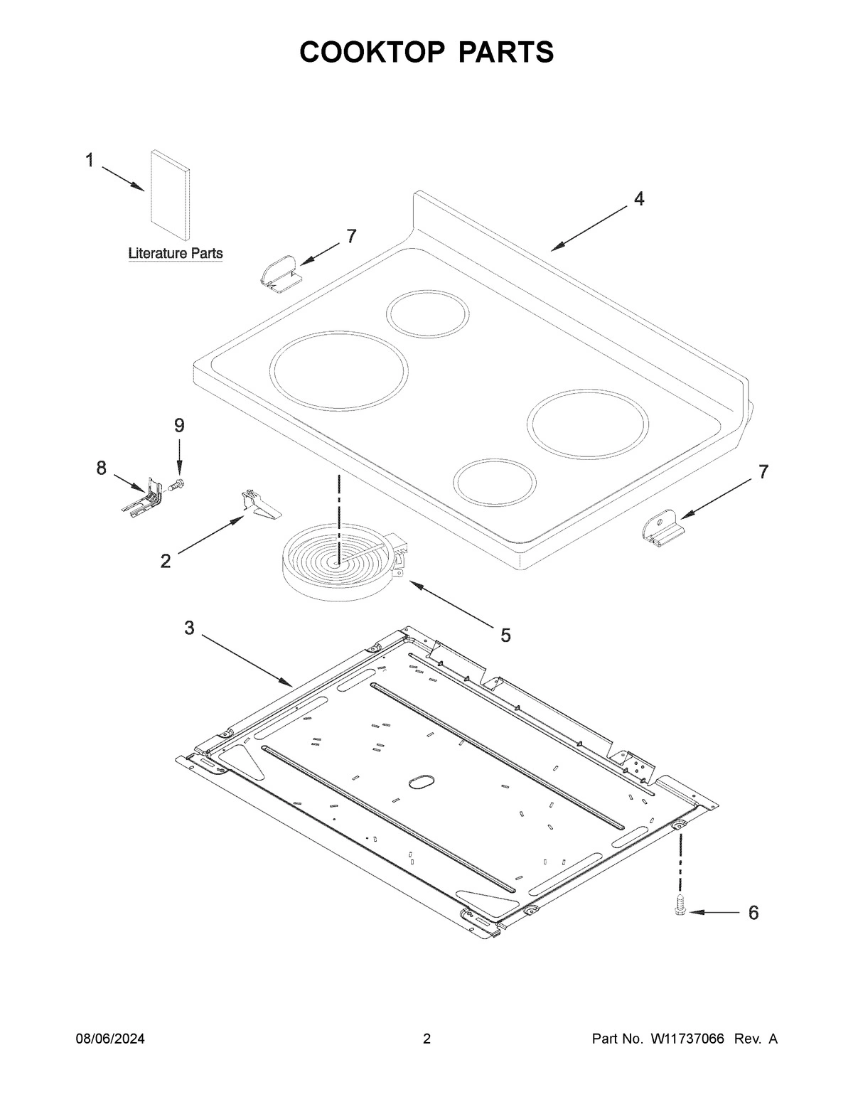 02 - COOKTOP PARTS