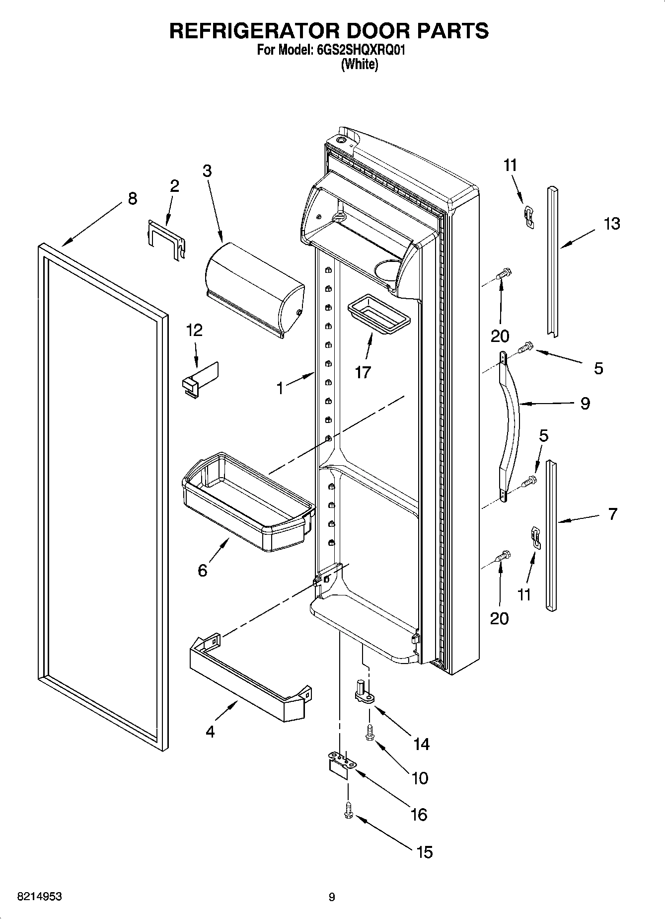 07 - REFRIGERATOR DOOR PARTS