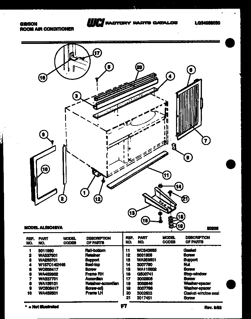 06 - CABINET AND INSTALLATION PARTS