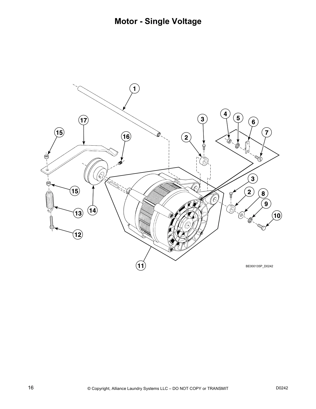 Motor - Single Voltage