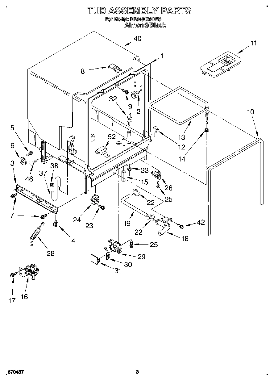 03 - TUB ASSEMBLY
