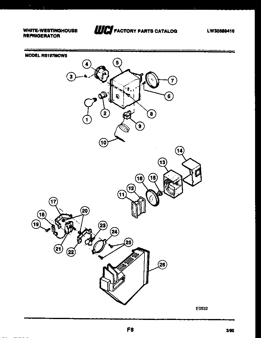 06 - REFRIGERATOR CONTROL ASSEMBLY, DAMP