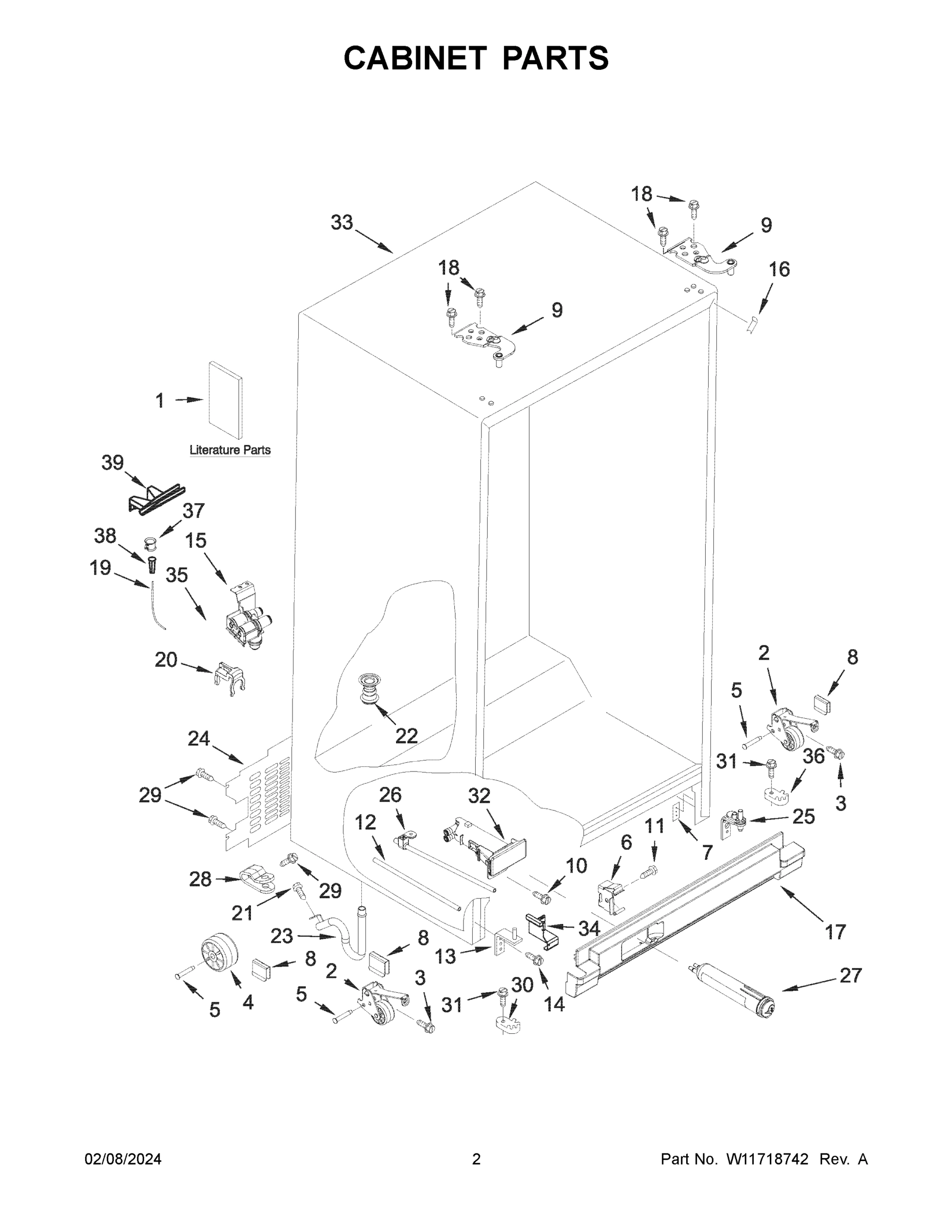 02 - CABINET PARTS