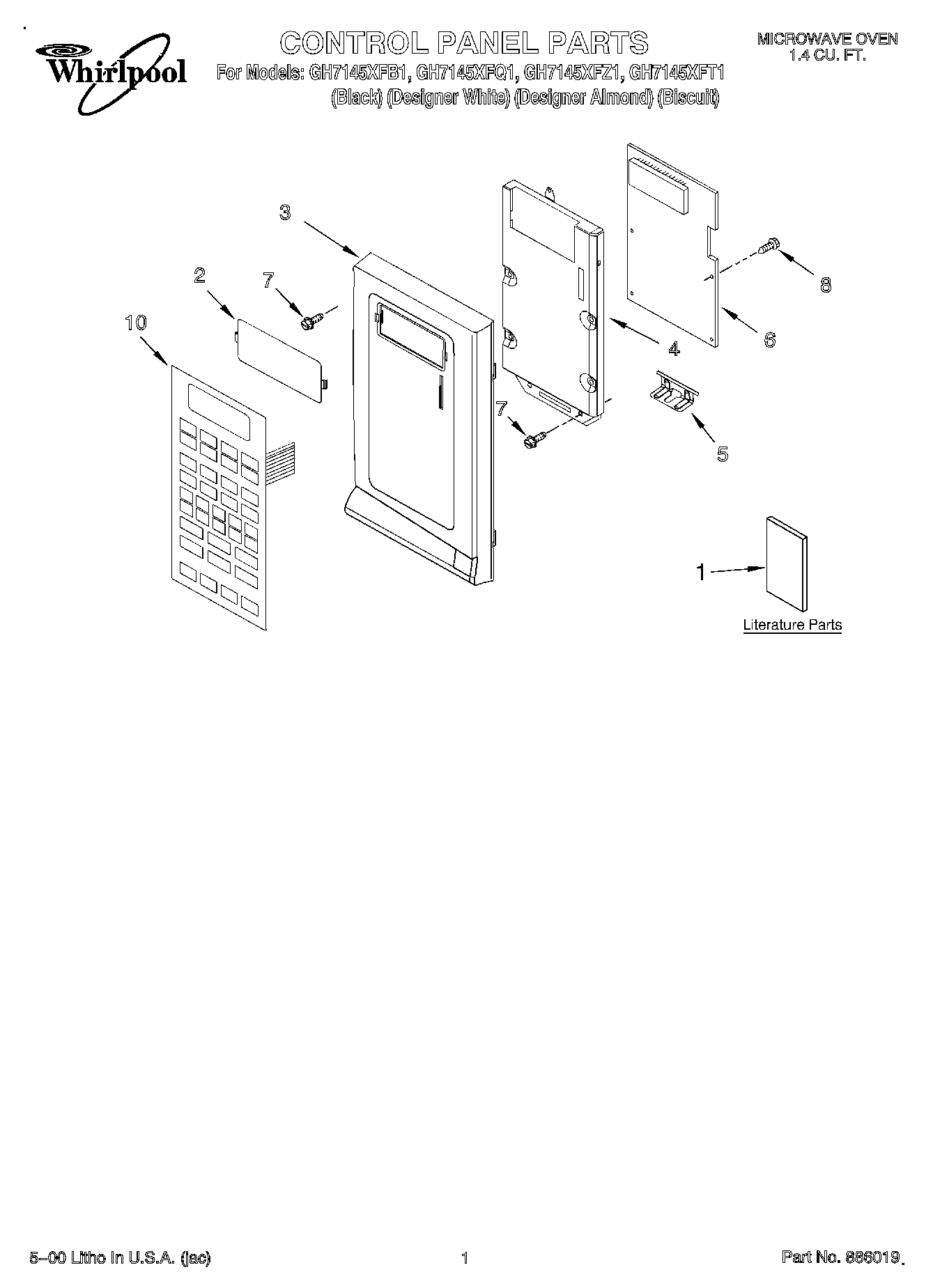 01 - CONTROL PANEL, LITERATURE