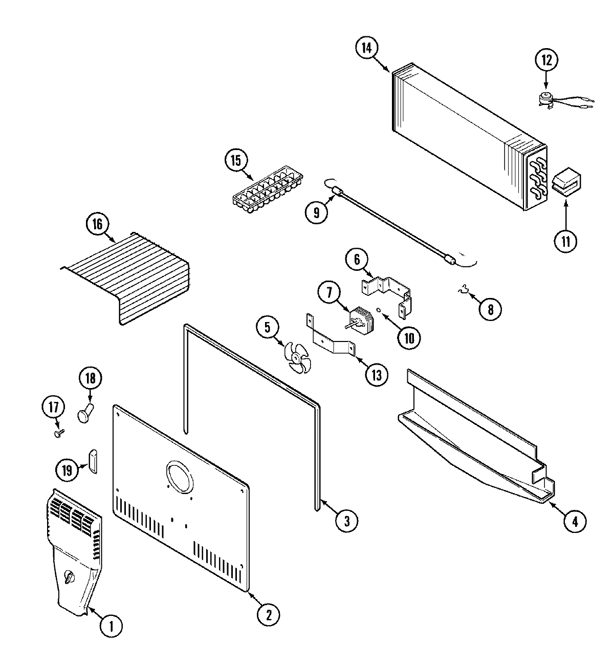 02 - FREEZER COMPARTMENT (BISQUE)