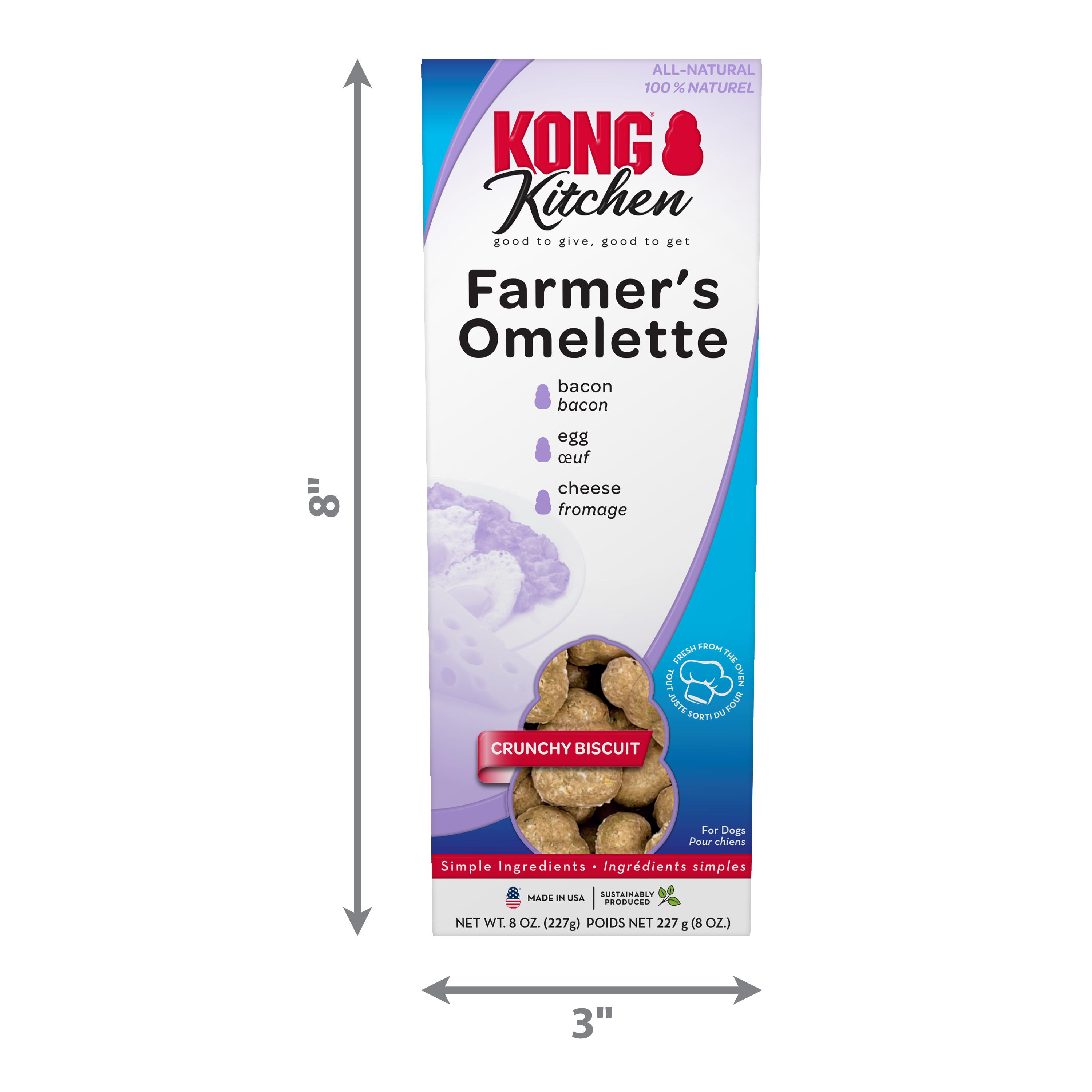 KONG Kitchen Crunchy Biscuit Farmers Omelette alt2 product image