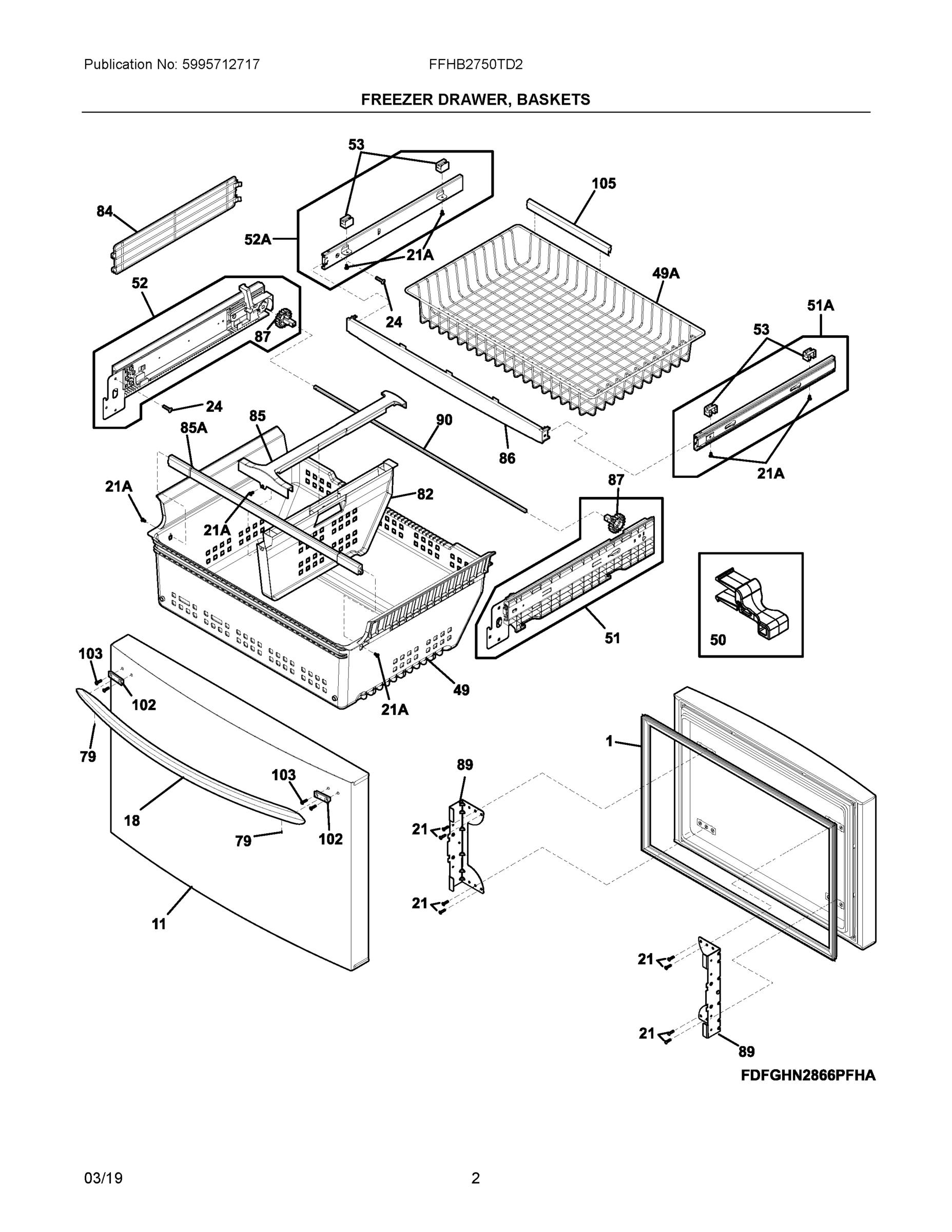 02 - FREEZER DRAWER, BASKETS