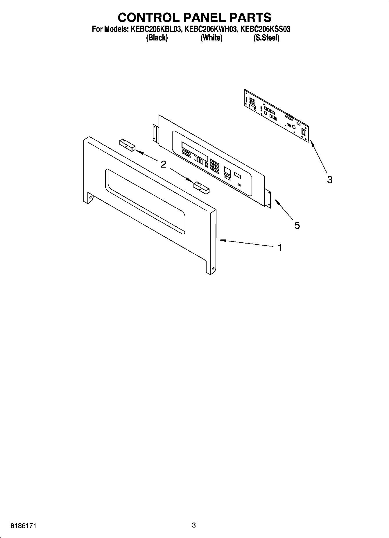 02 - CONTROL PANEL PARTS