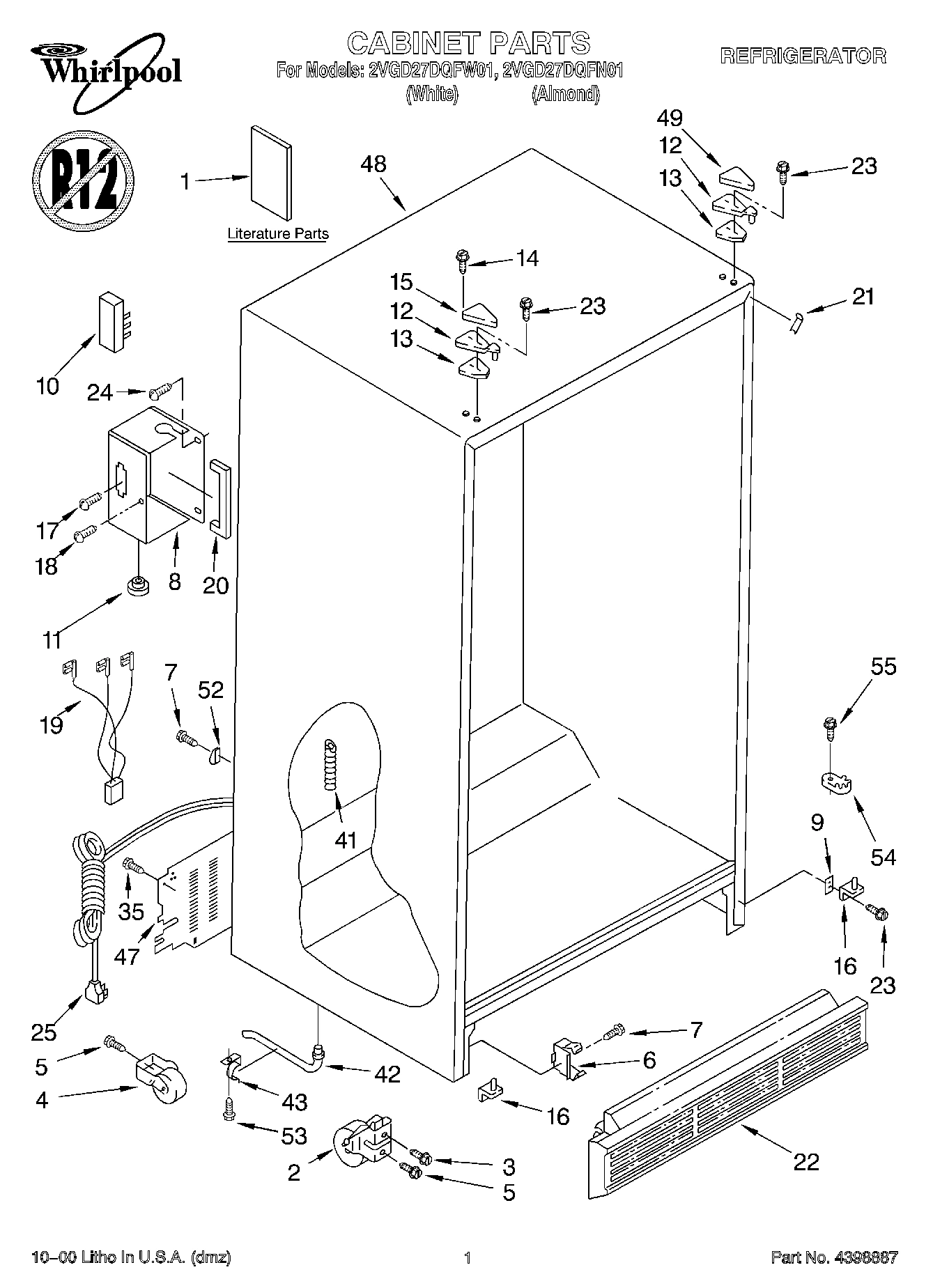 01 - CABINET, LITERATURE