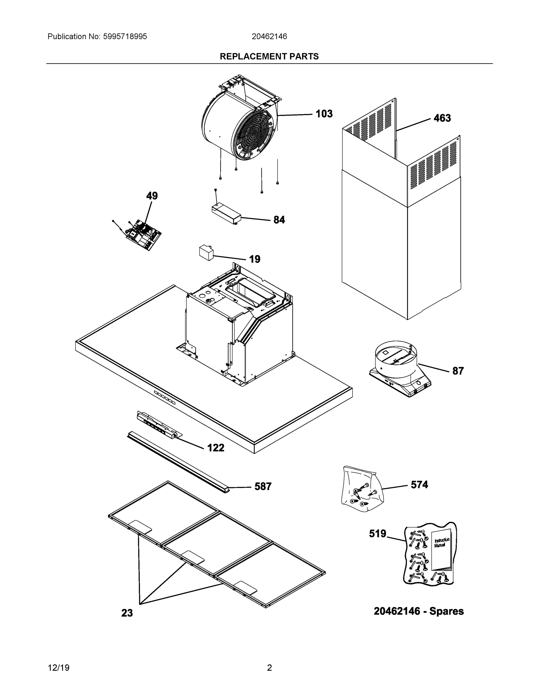 02 - REPLACEMENT PARTS