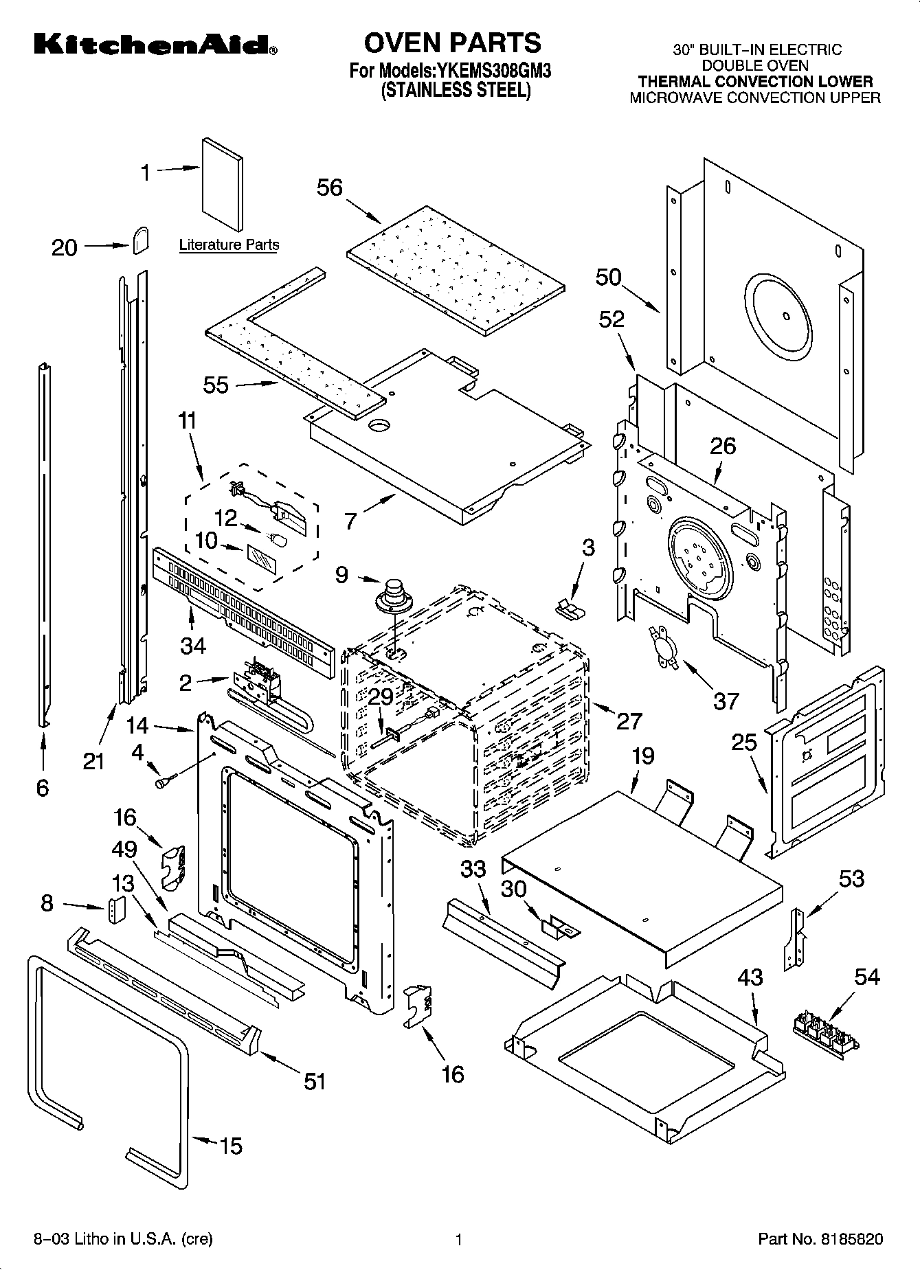 01 - OVEN PARTS