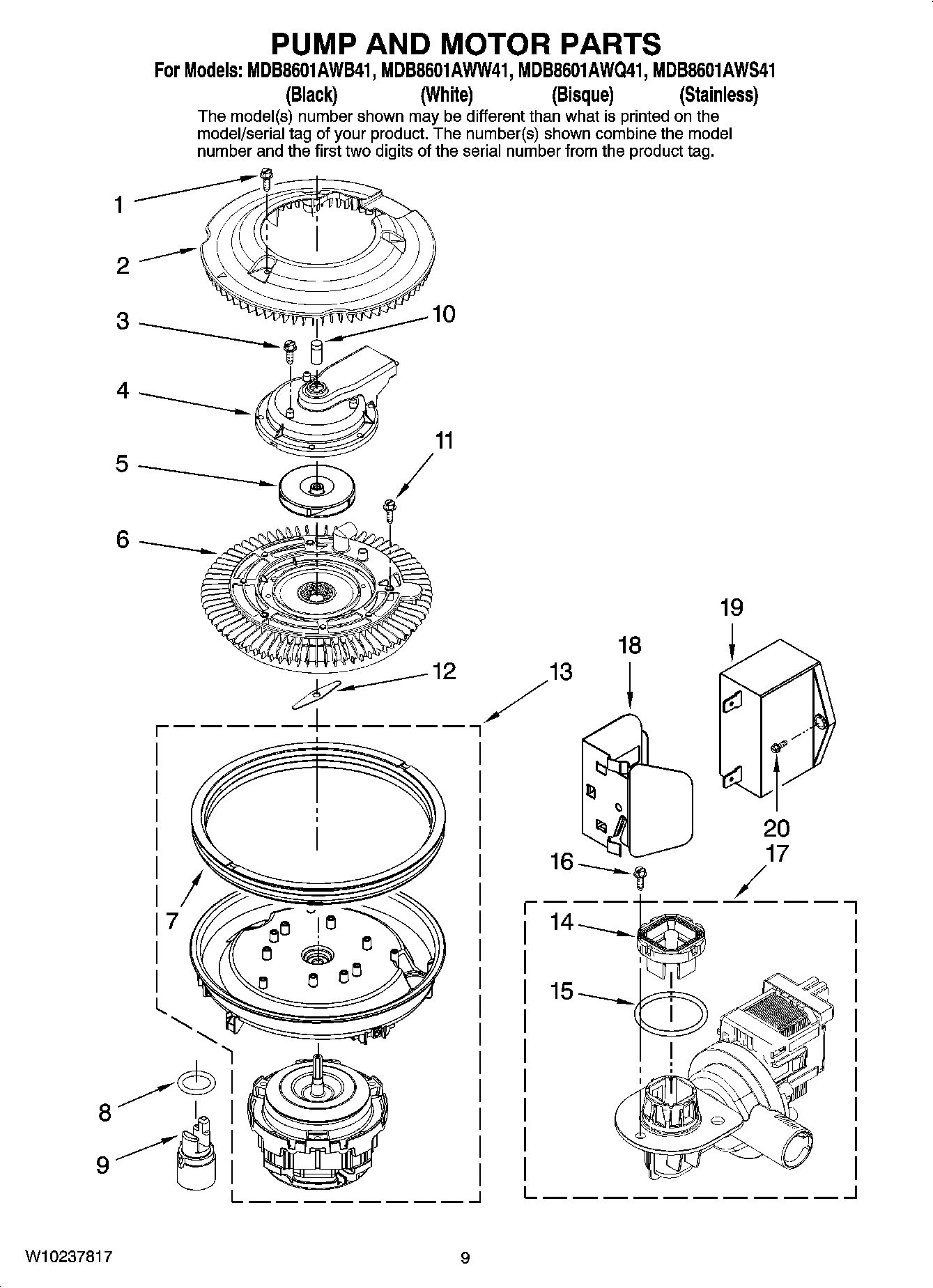 08 - PUMP AND MOTOR PARTS