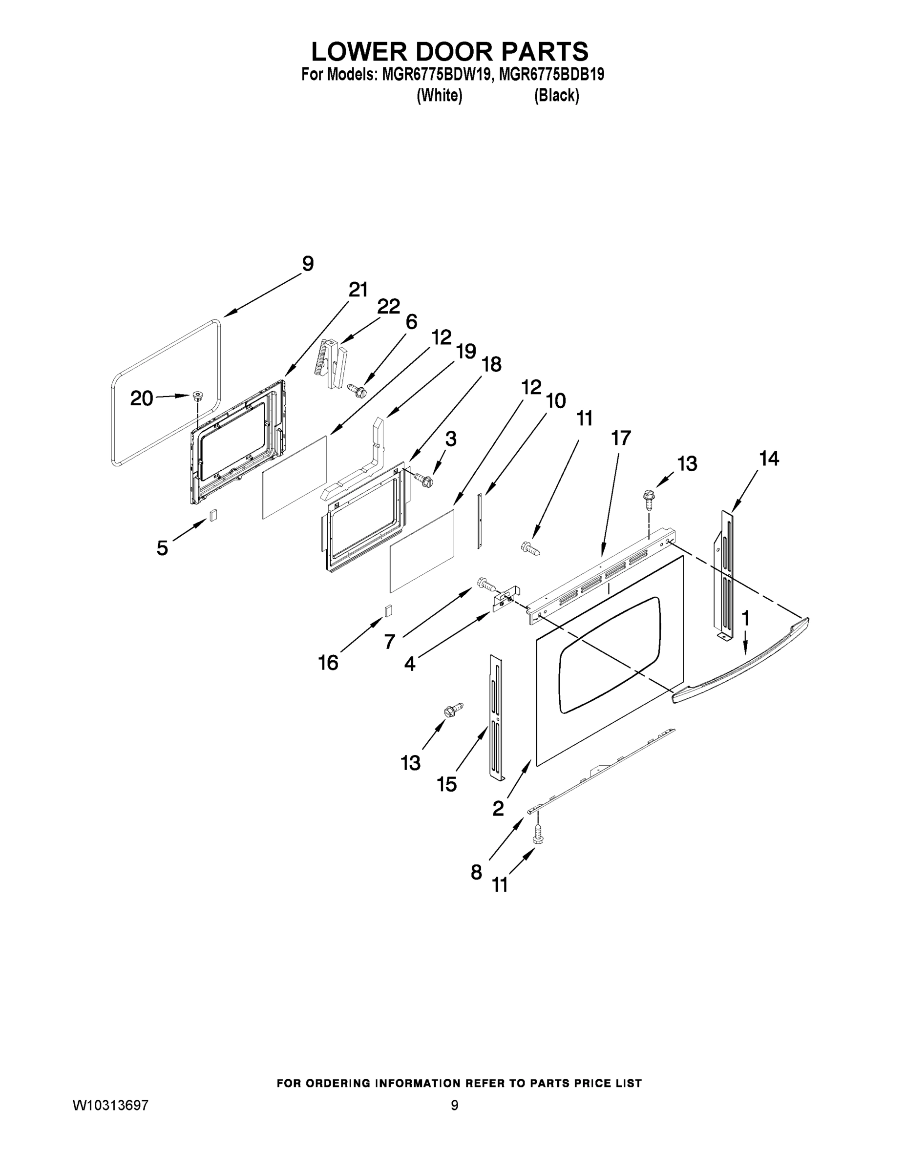 06 - LOWER DOOR PARTS