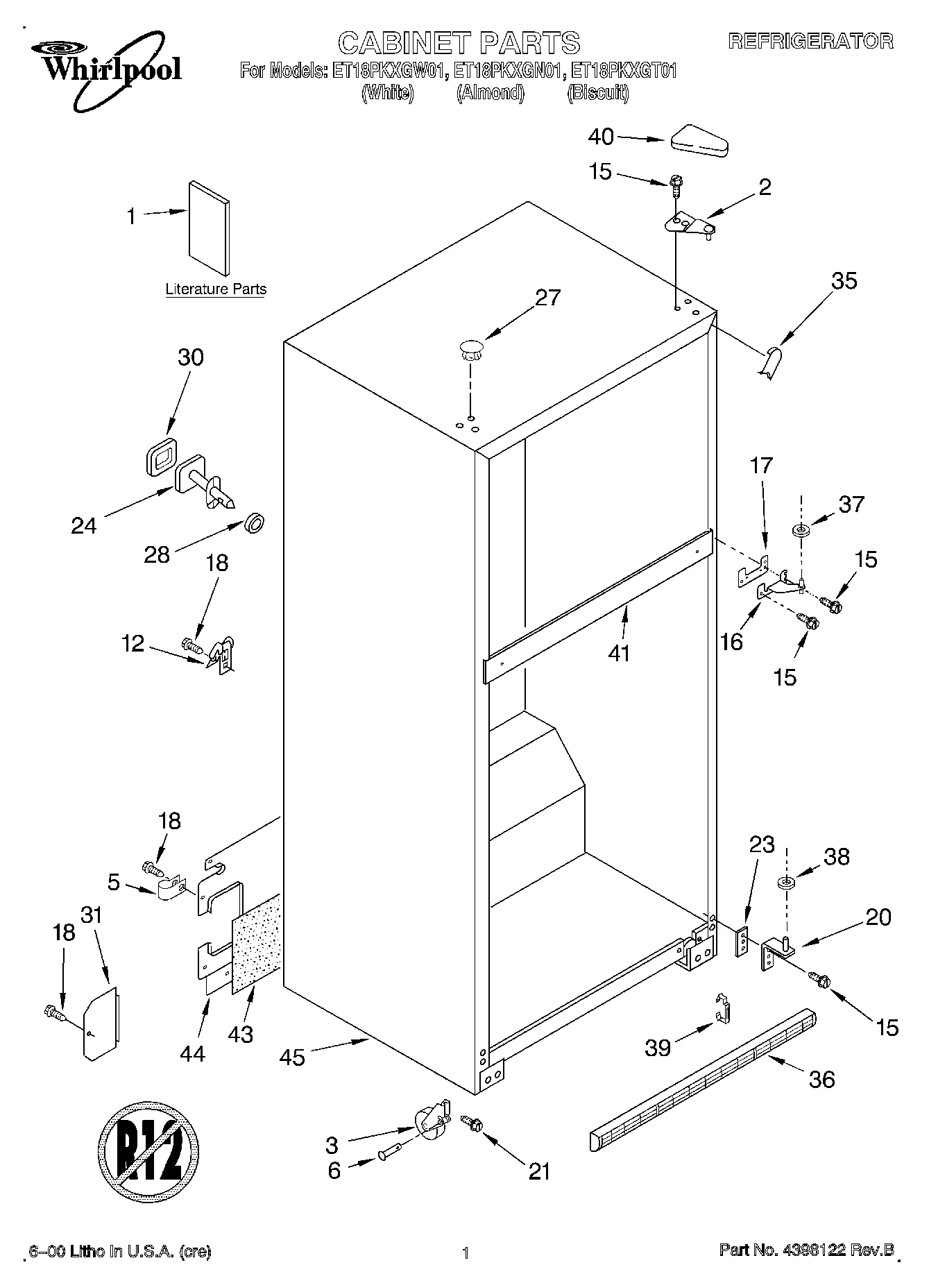 01 - CABINET, LITERATURE