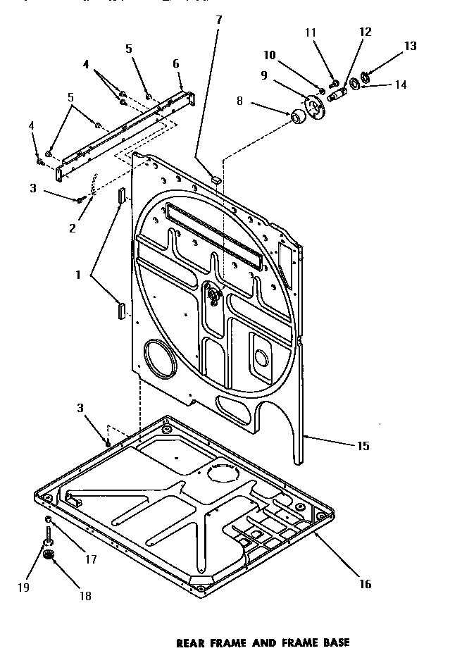 24 - REAR FRAME & FRAME BASE