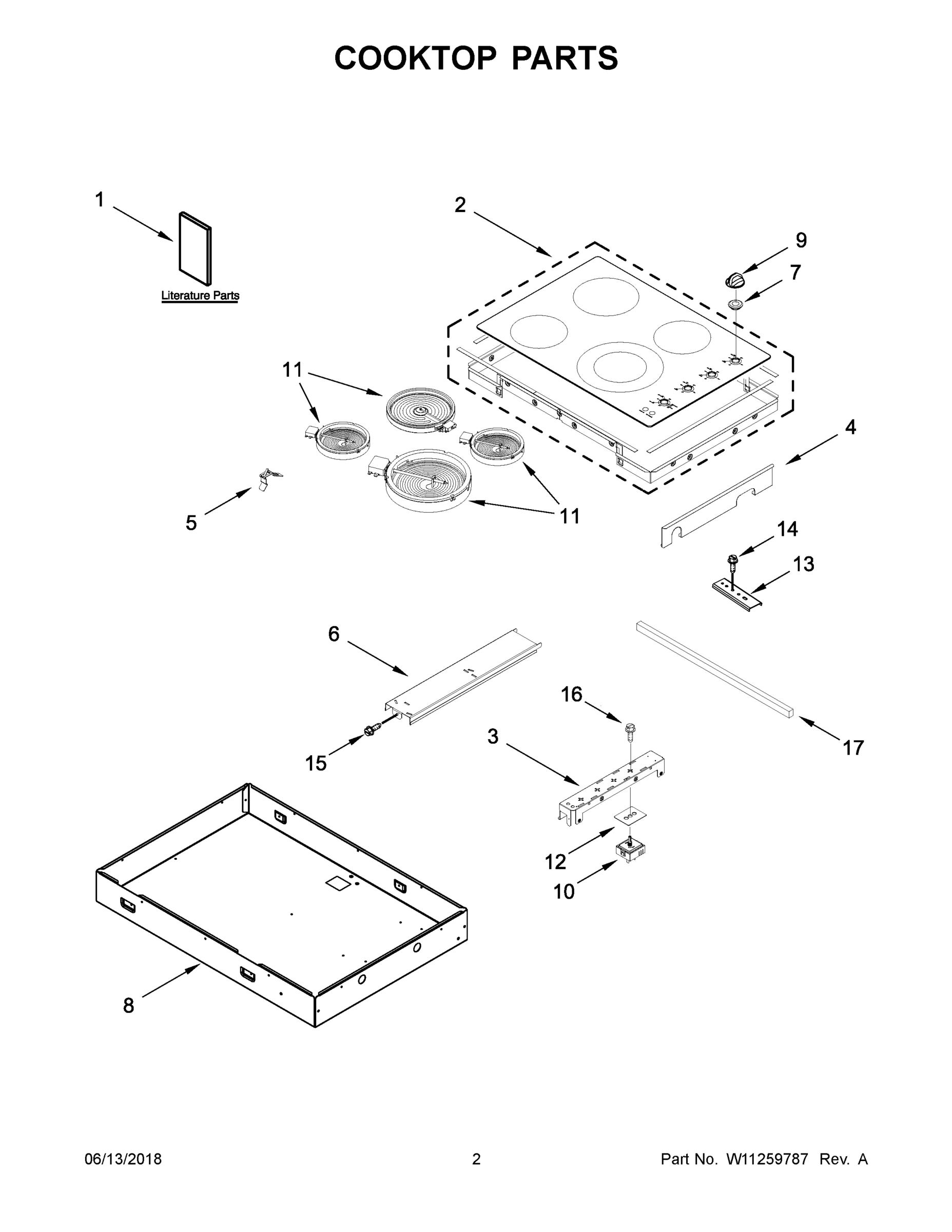 02 - COOKTOP PARTS