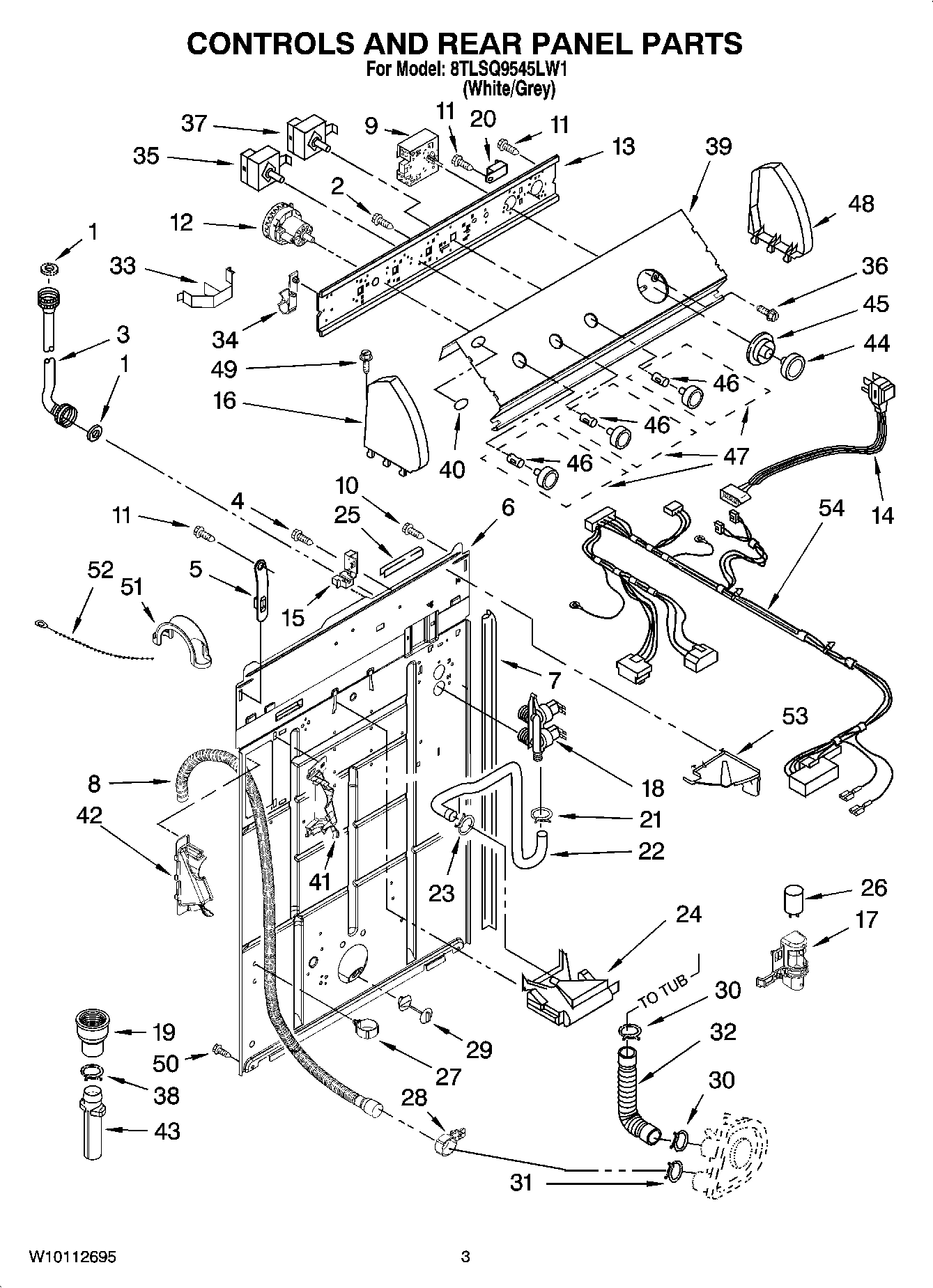 02 - CONTROLS AND REAR PANEL PARTS