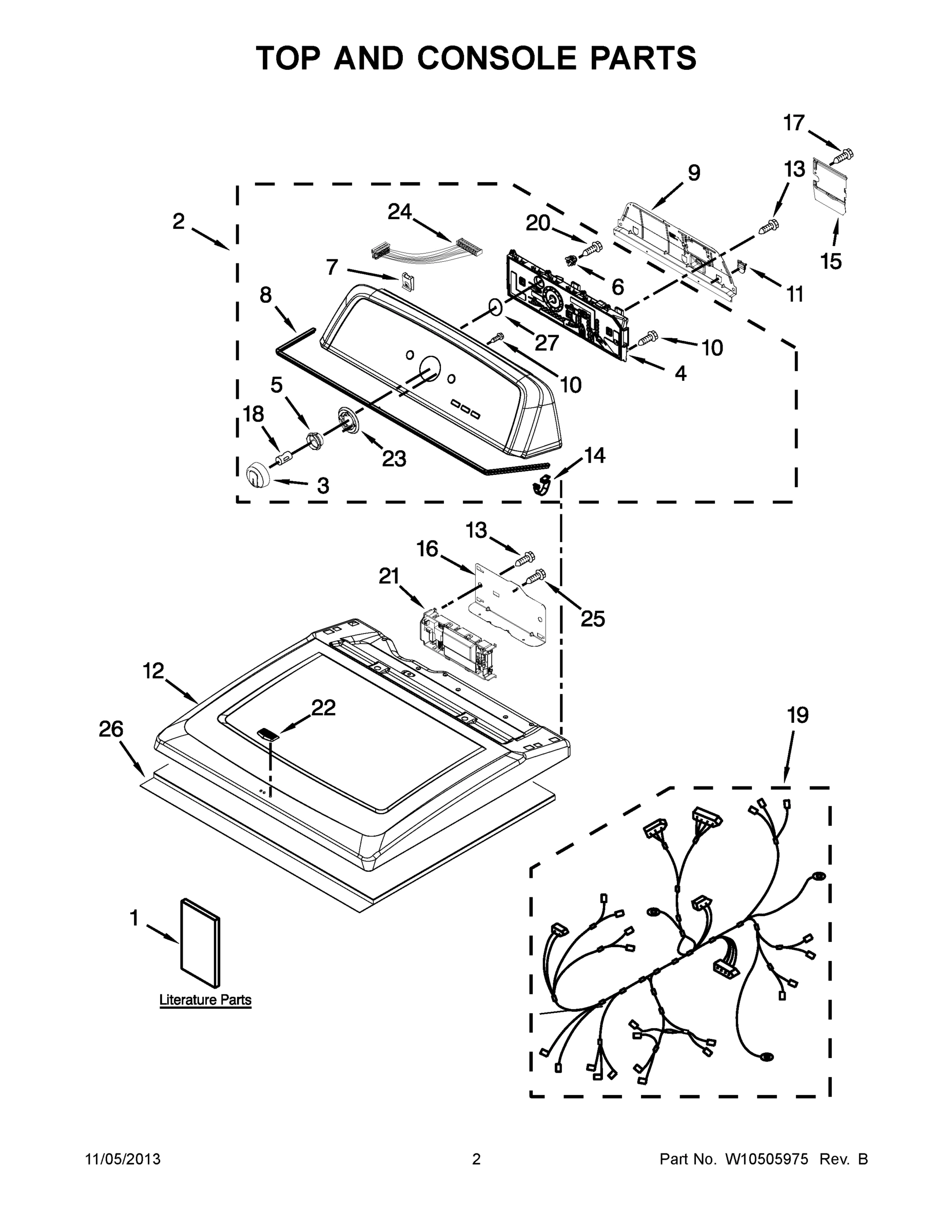 02 - TOP AND CONSOLE PARTS