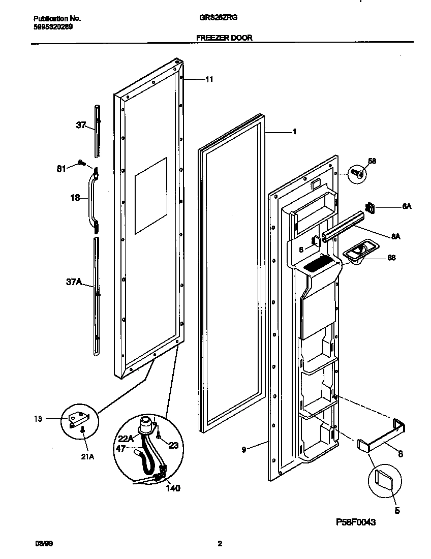02 - FREEZER DOOR