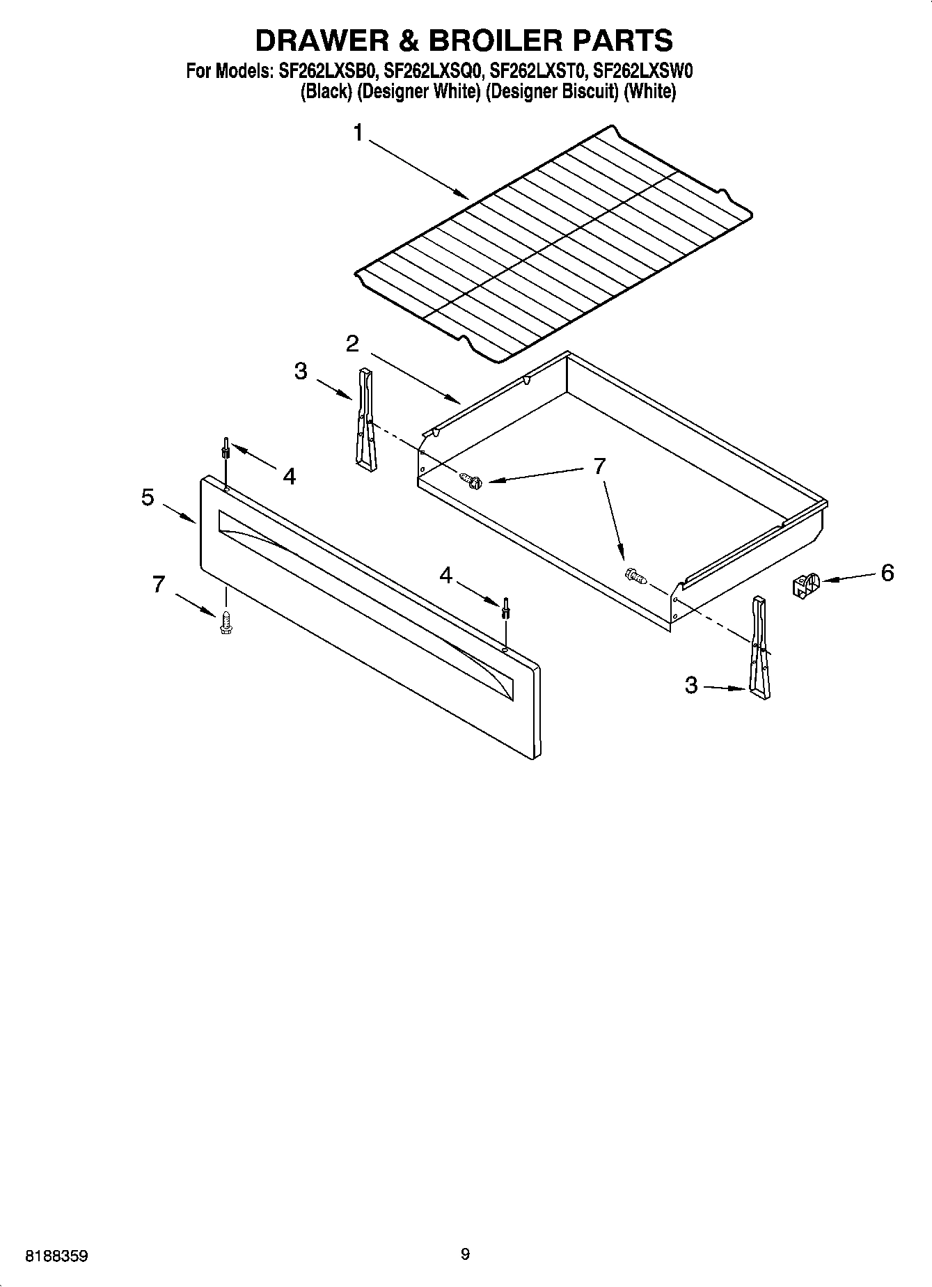 06 - DRAWER & BROILER PARTS, OPTIONAL PARTS