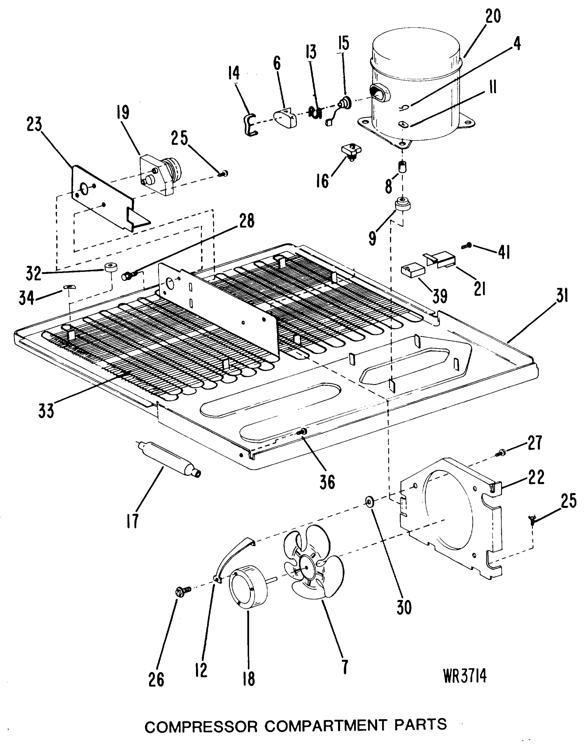 COMPRESSOR COMPARTMENT PARTS