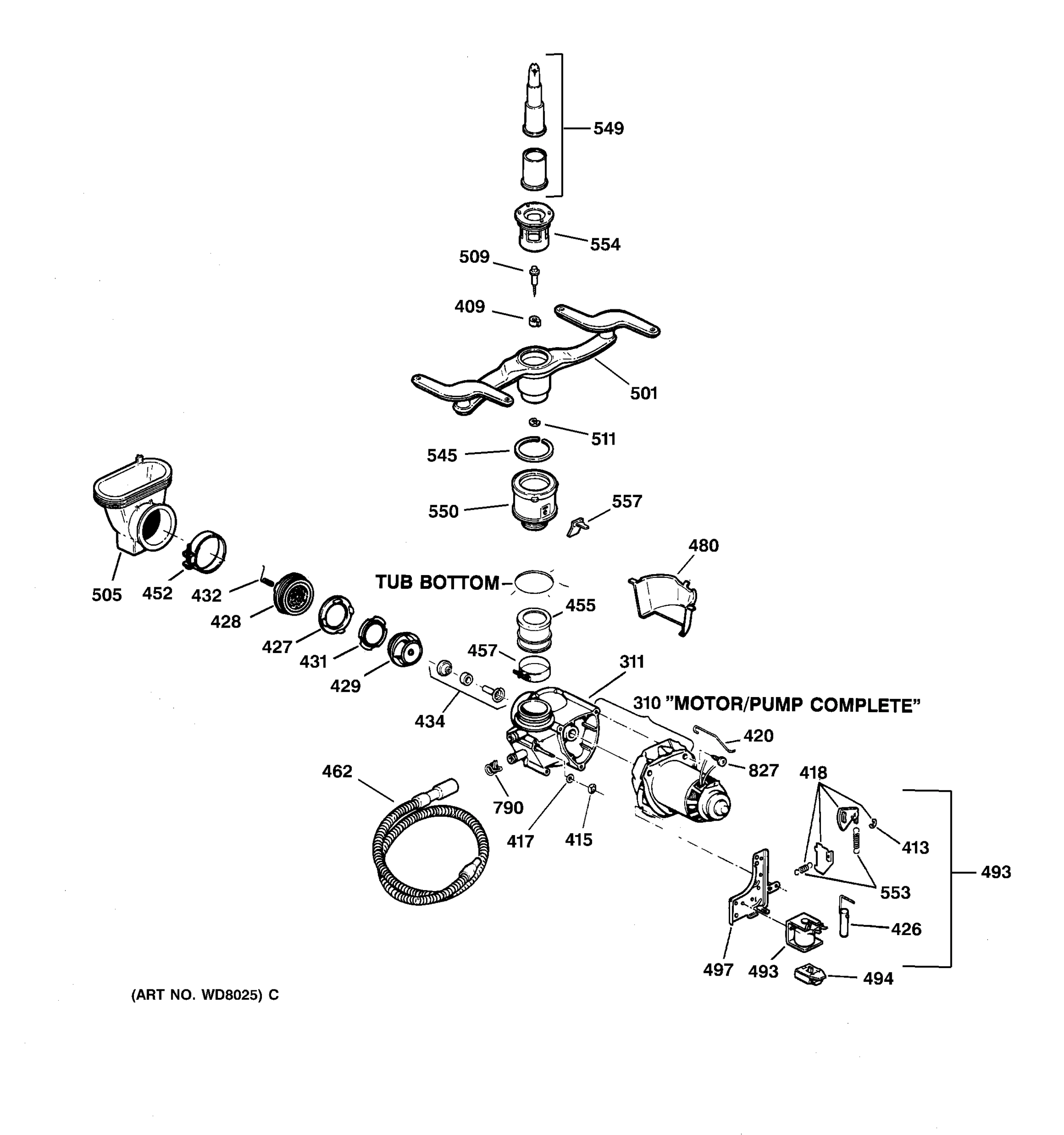 MOTOR-PUMP MECHANISM