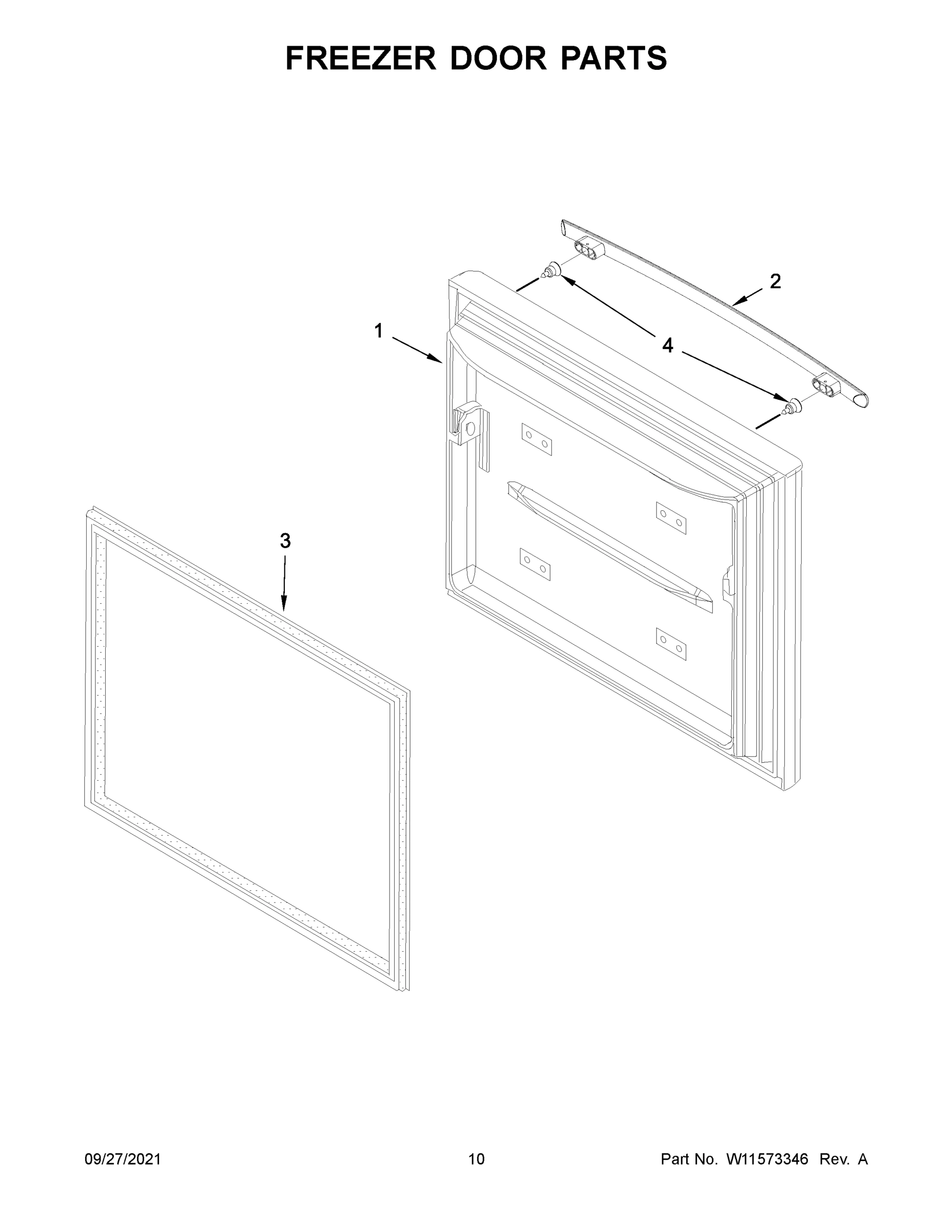 06 - FREEZER DOOR PARTS