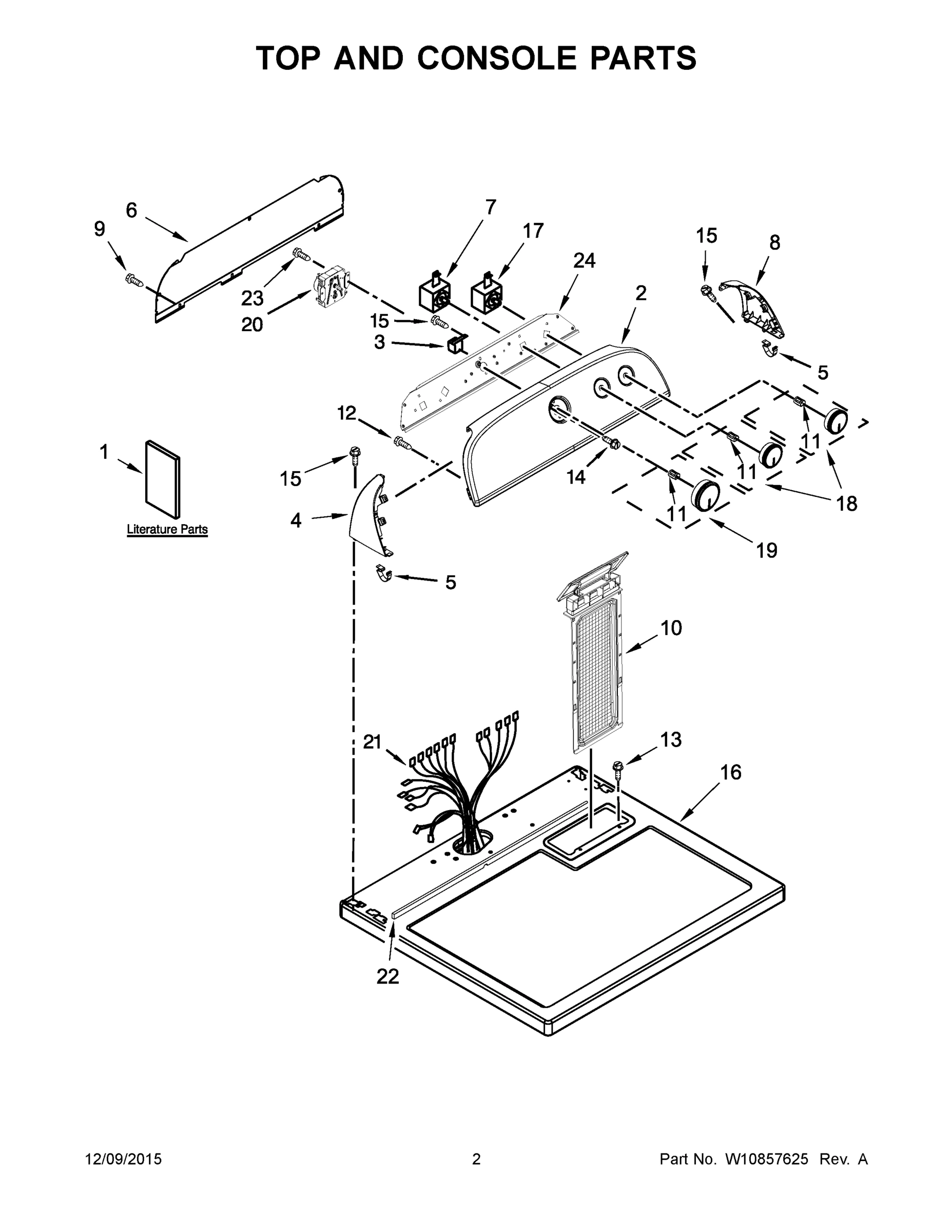 02 - TOP AND CONSOLE PARTS