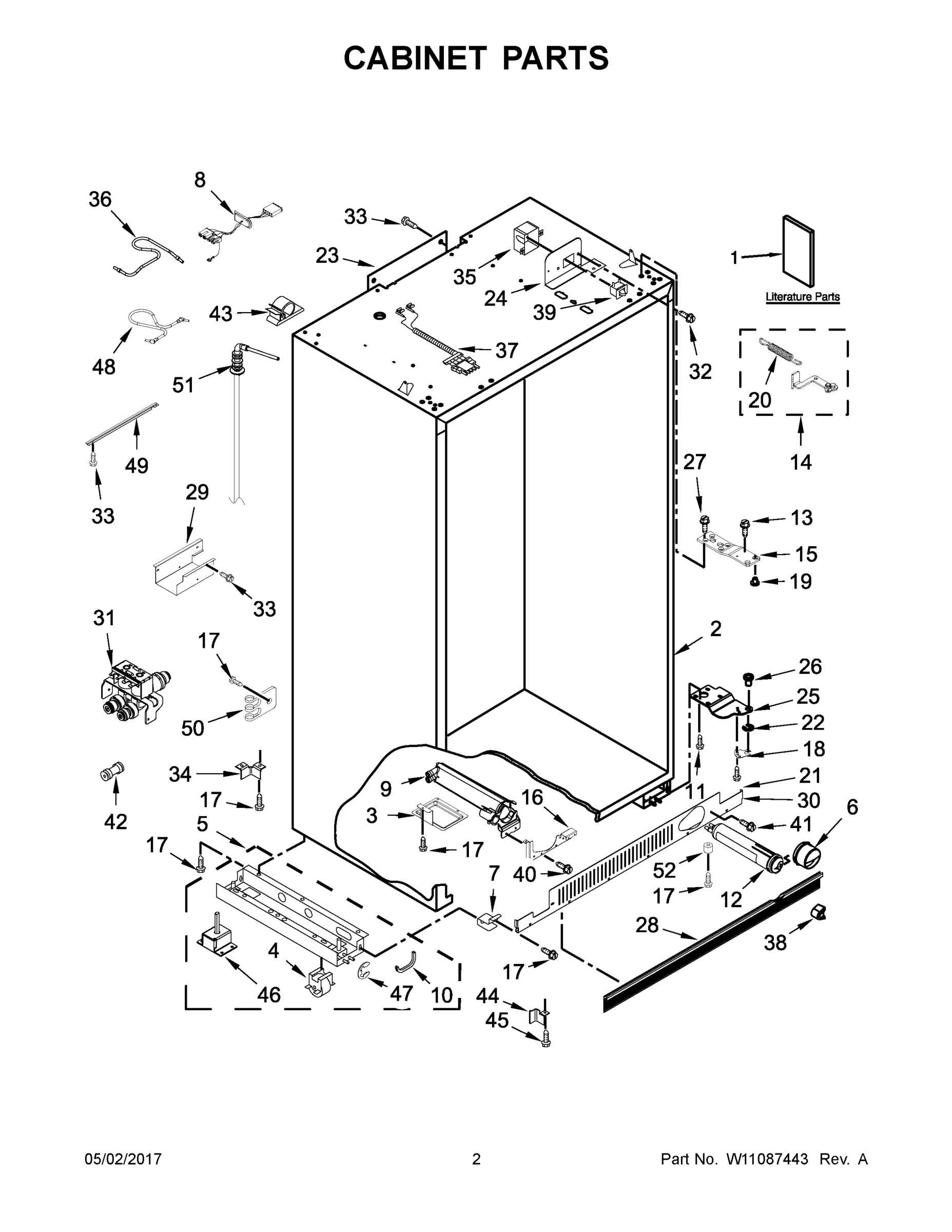 02 - CABINET PARTS