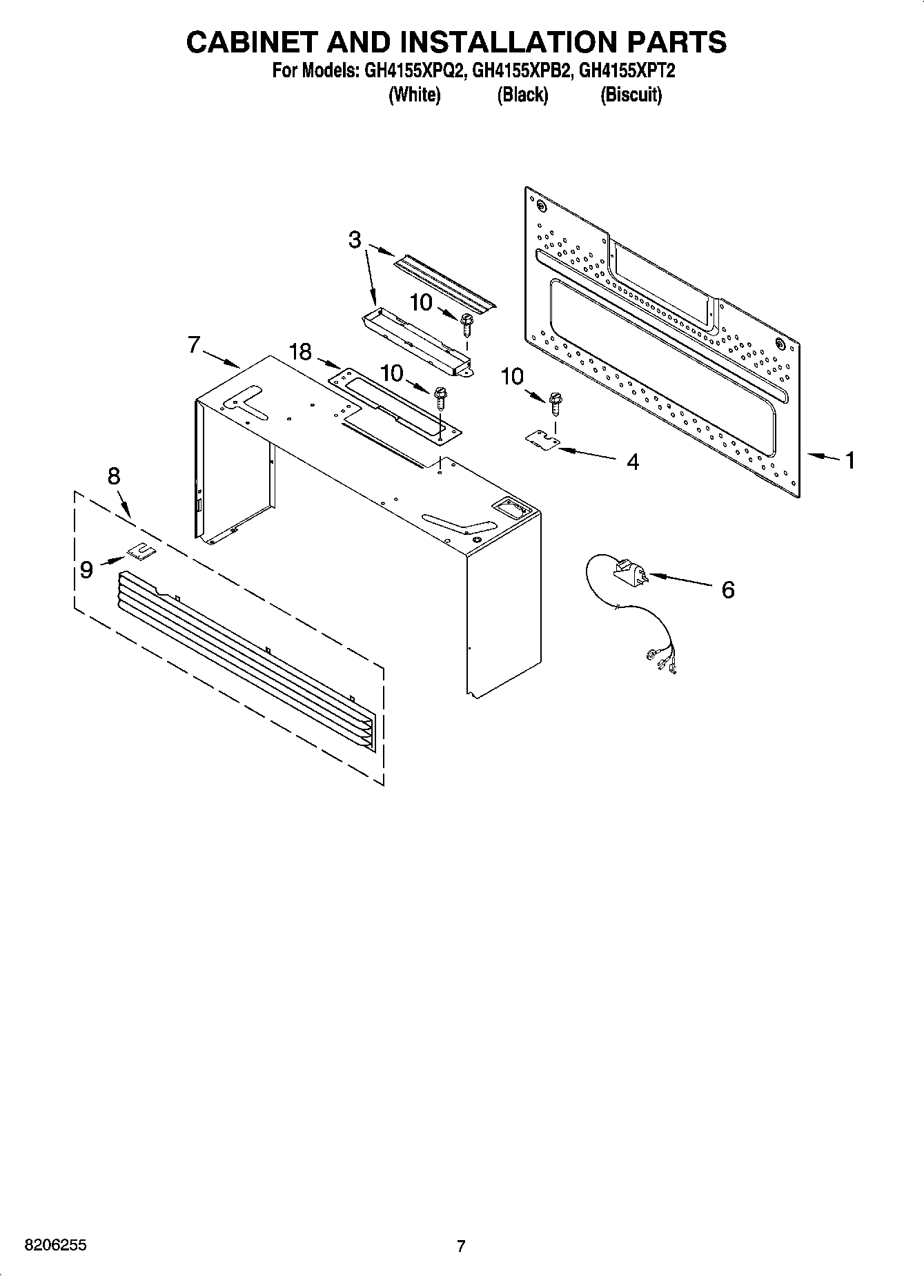 06 - CABINET AND INSTALLATION PARTS