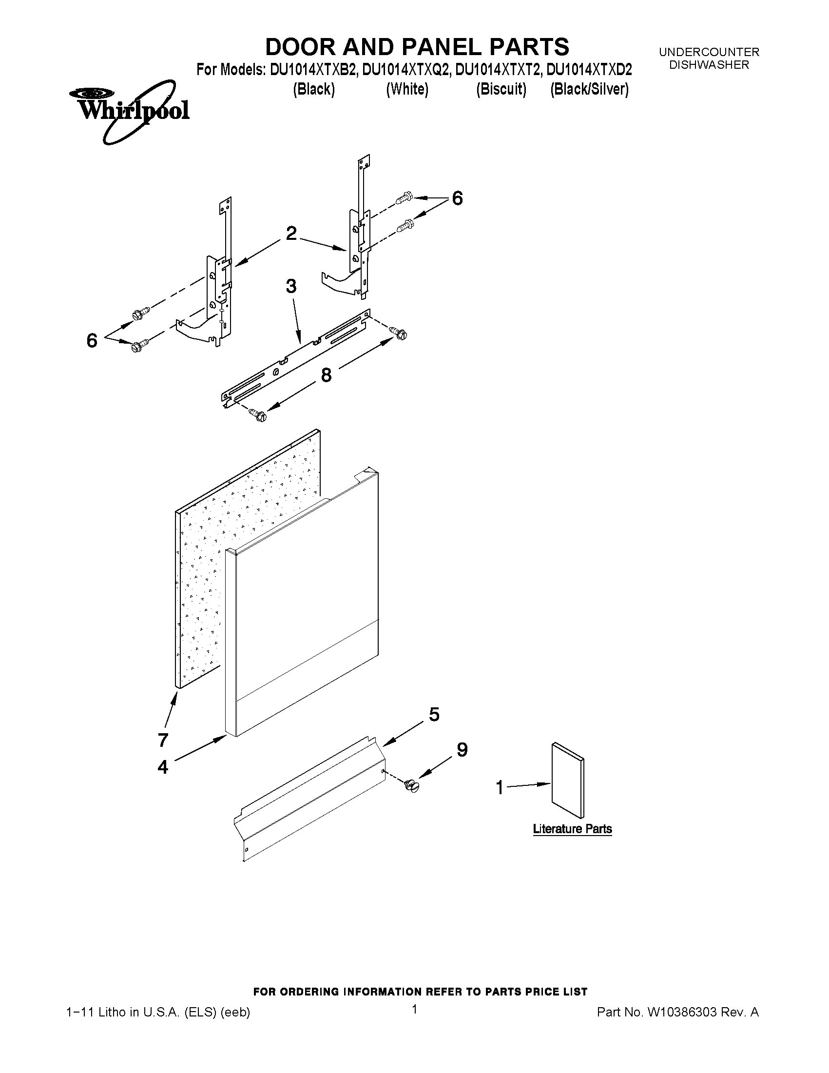 01 - DOOR AND PANEL PARTS