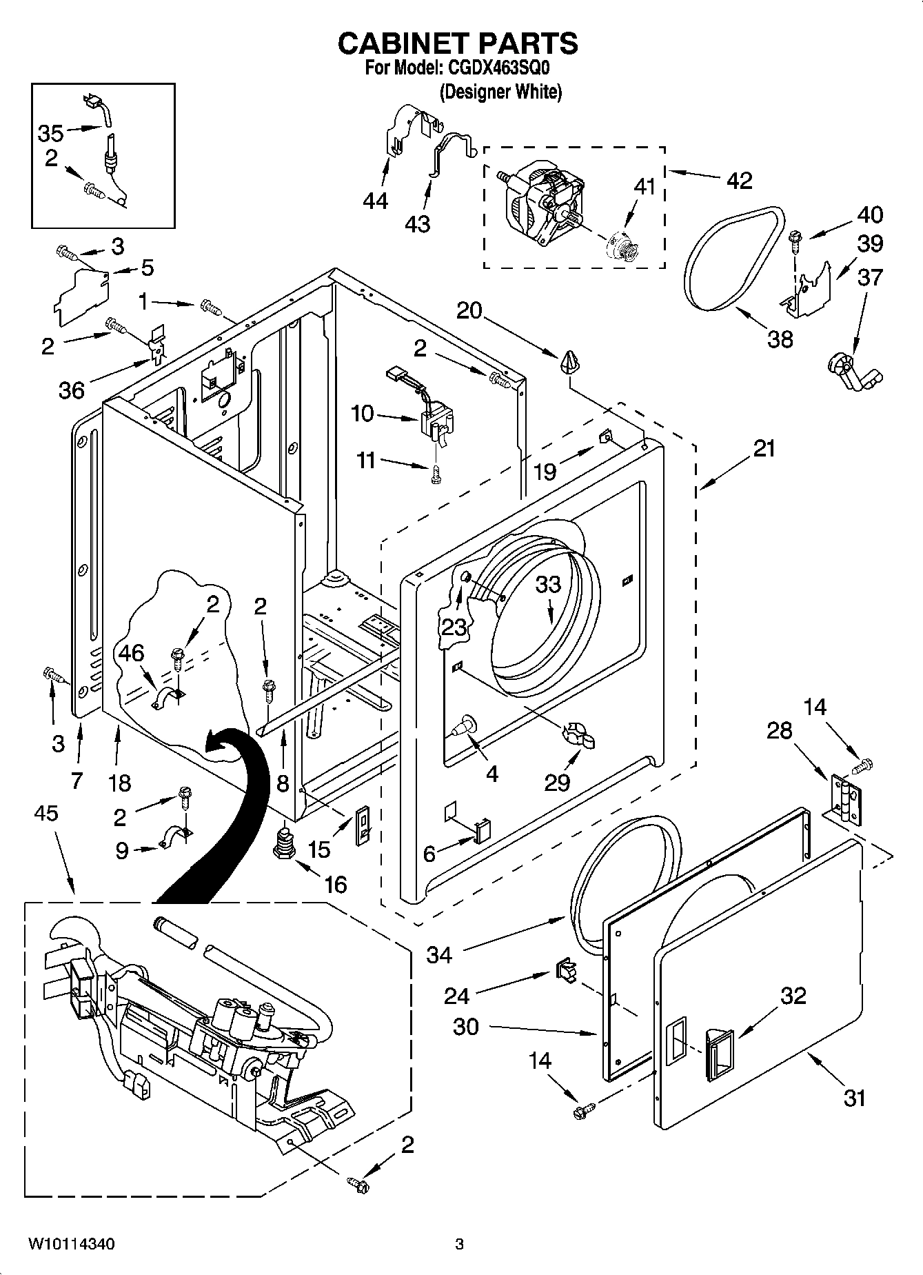 02 - CABINET PARTS