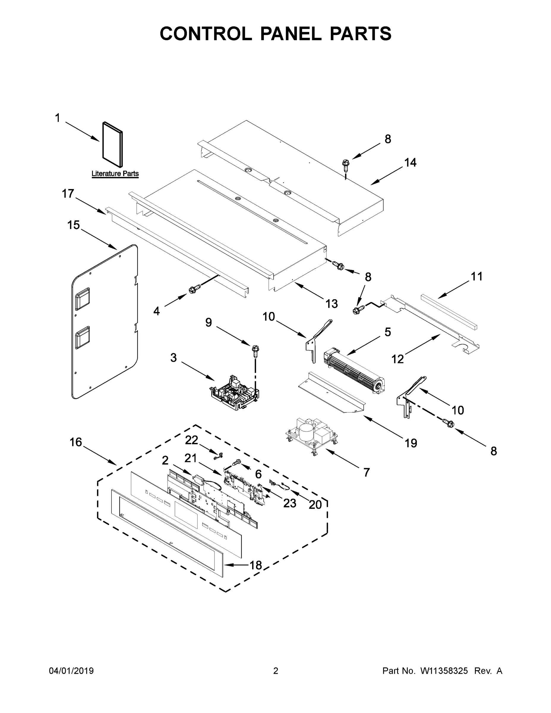 02 - CONTROL PANEL PARTS