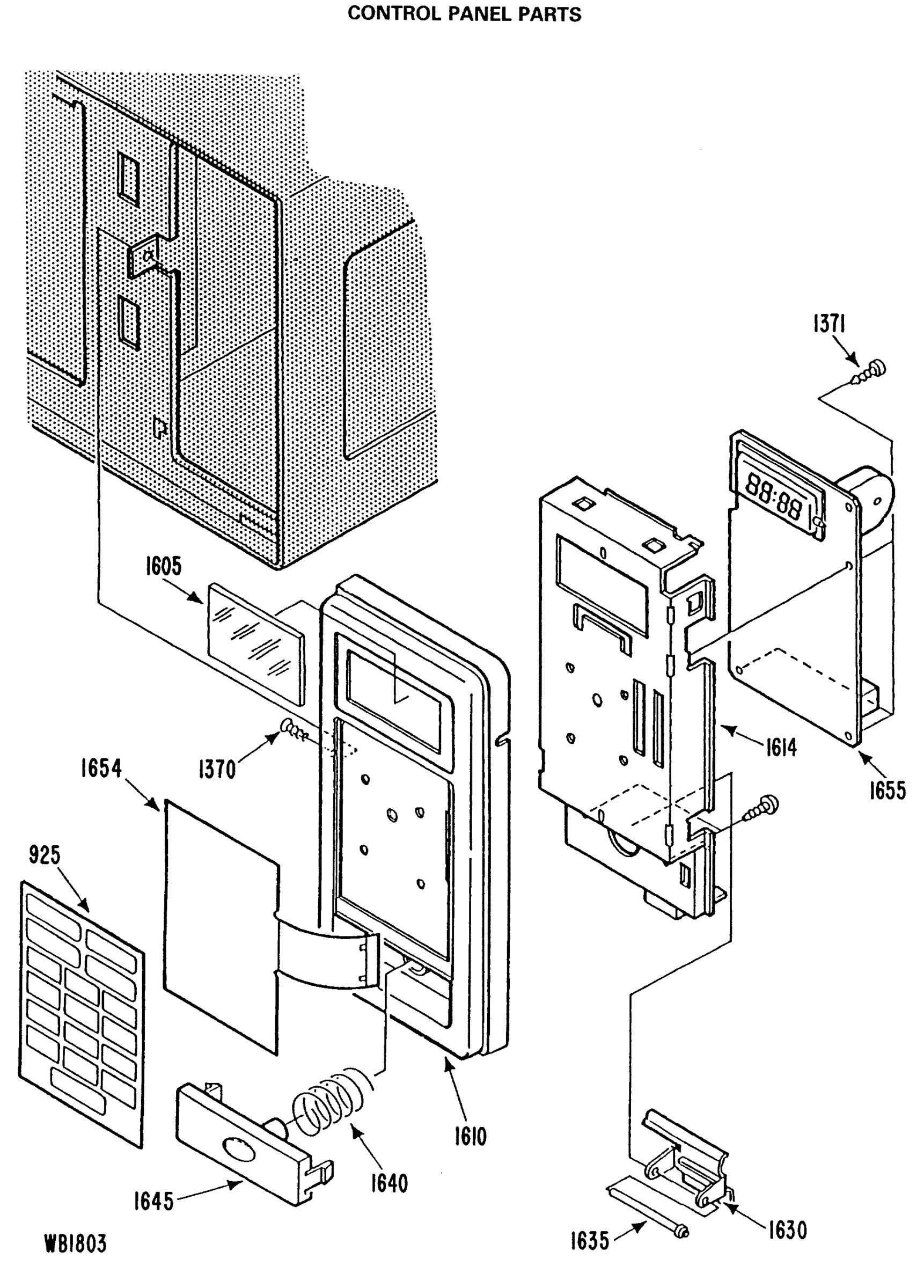 CONTROL PANEL PARTS