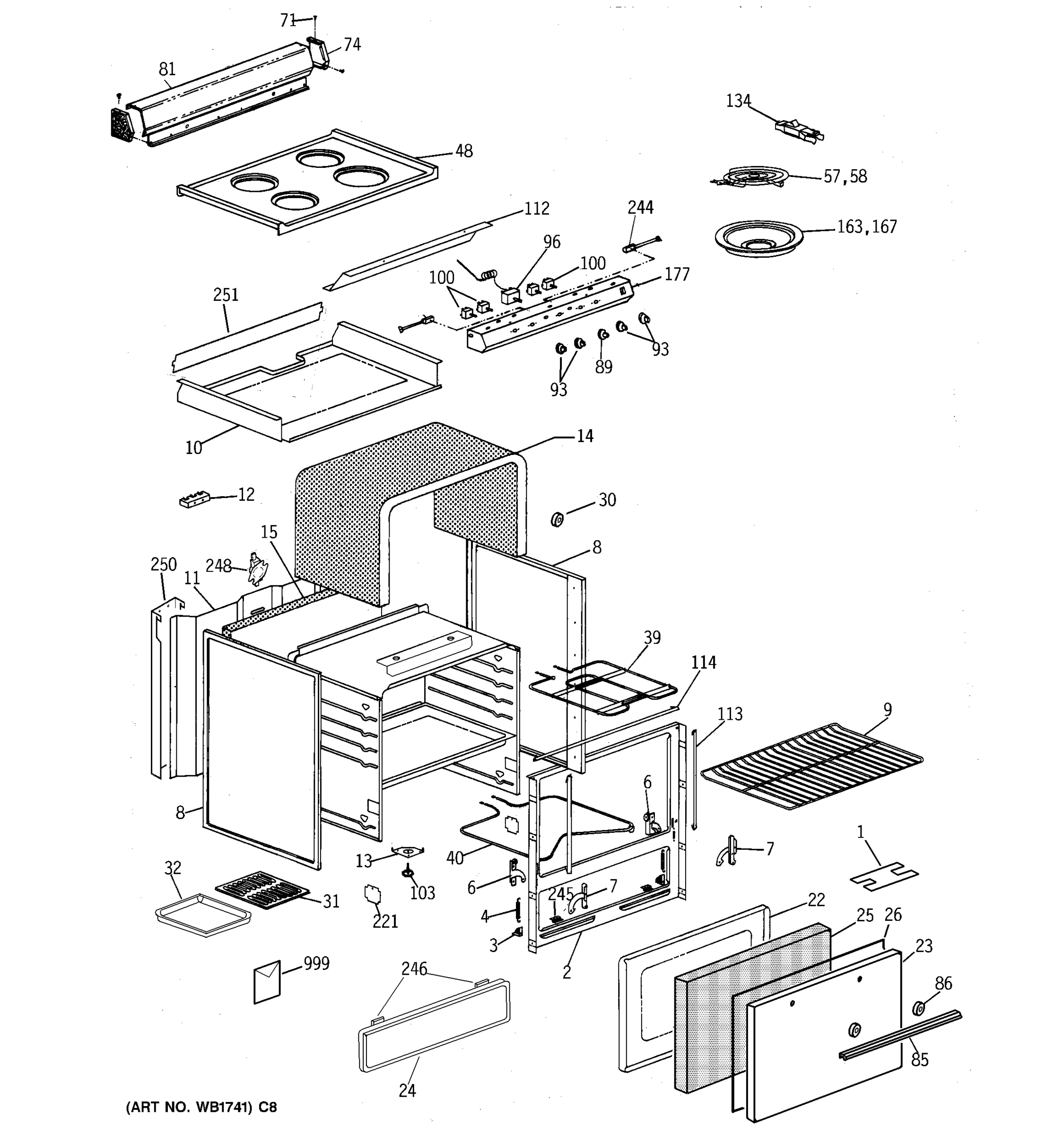 RANGE PARTS