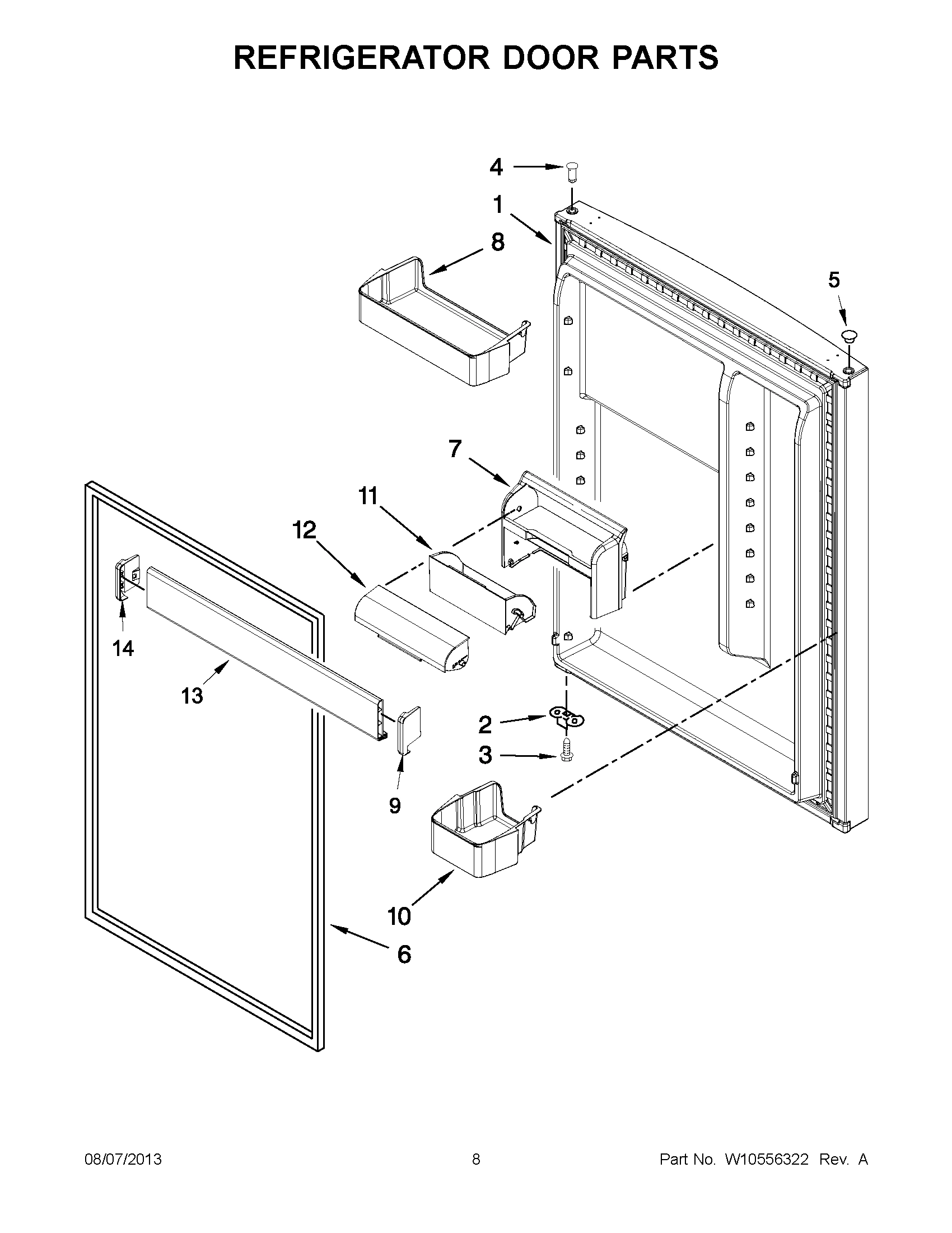 04 - REFRIGERATOR DOOR PARTS
