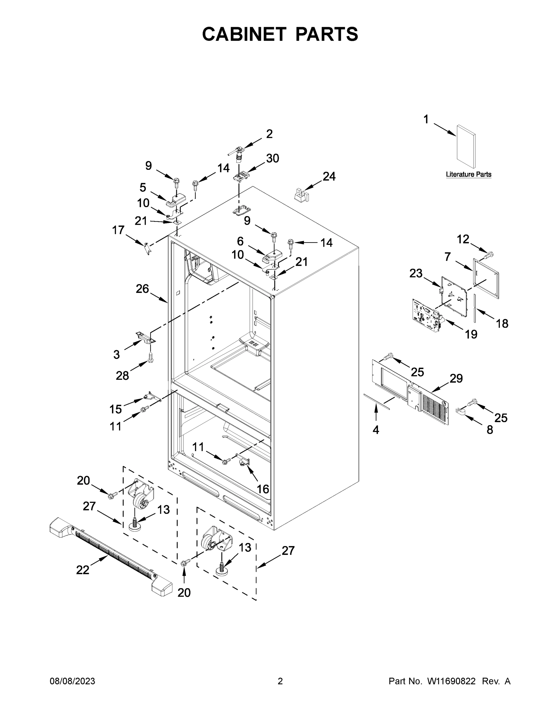 02 - CABINET PARTS