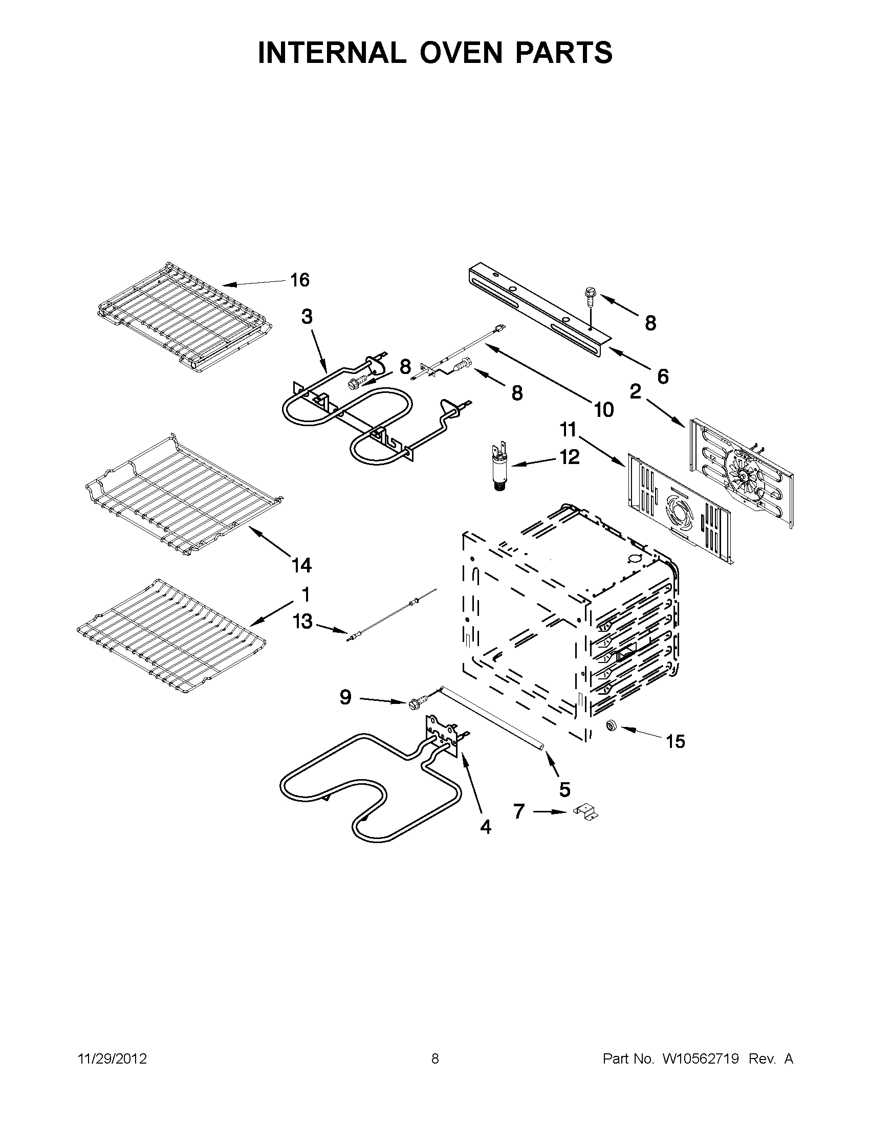 04 - INTERNAL OVEN PARTS