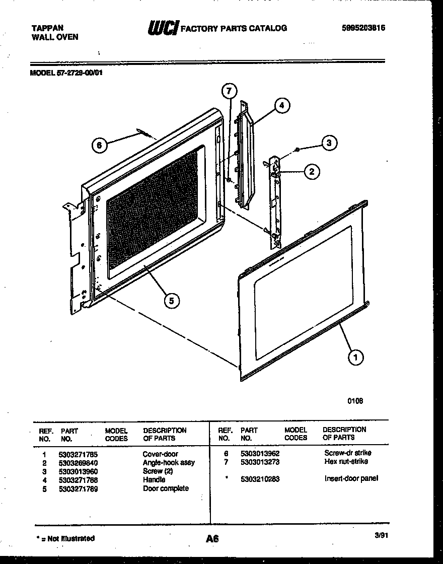 05 - UPPER OVEN DOOR PARTS