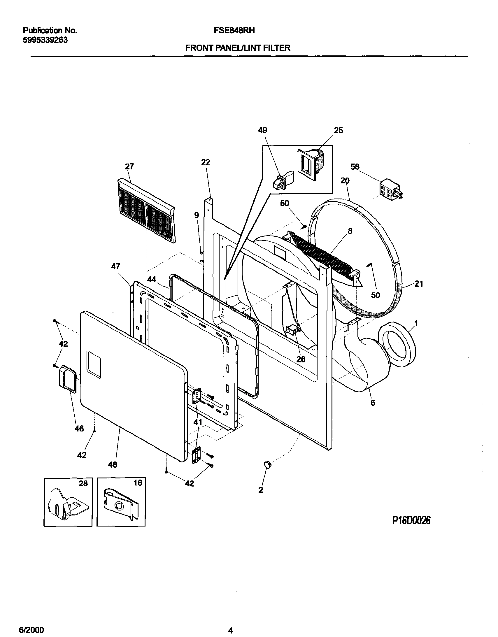05 - FRONT PANEL / LINT FILTER